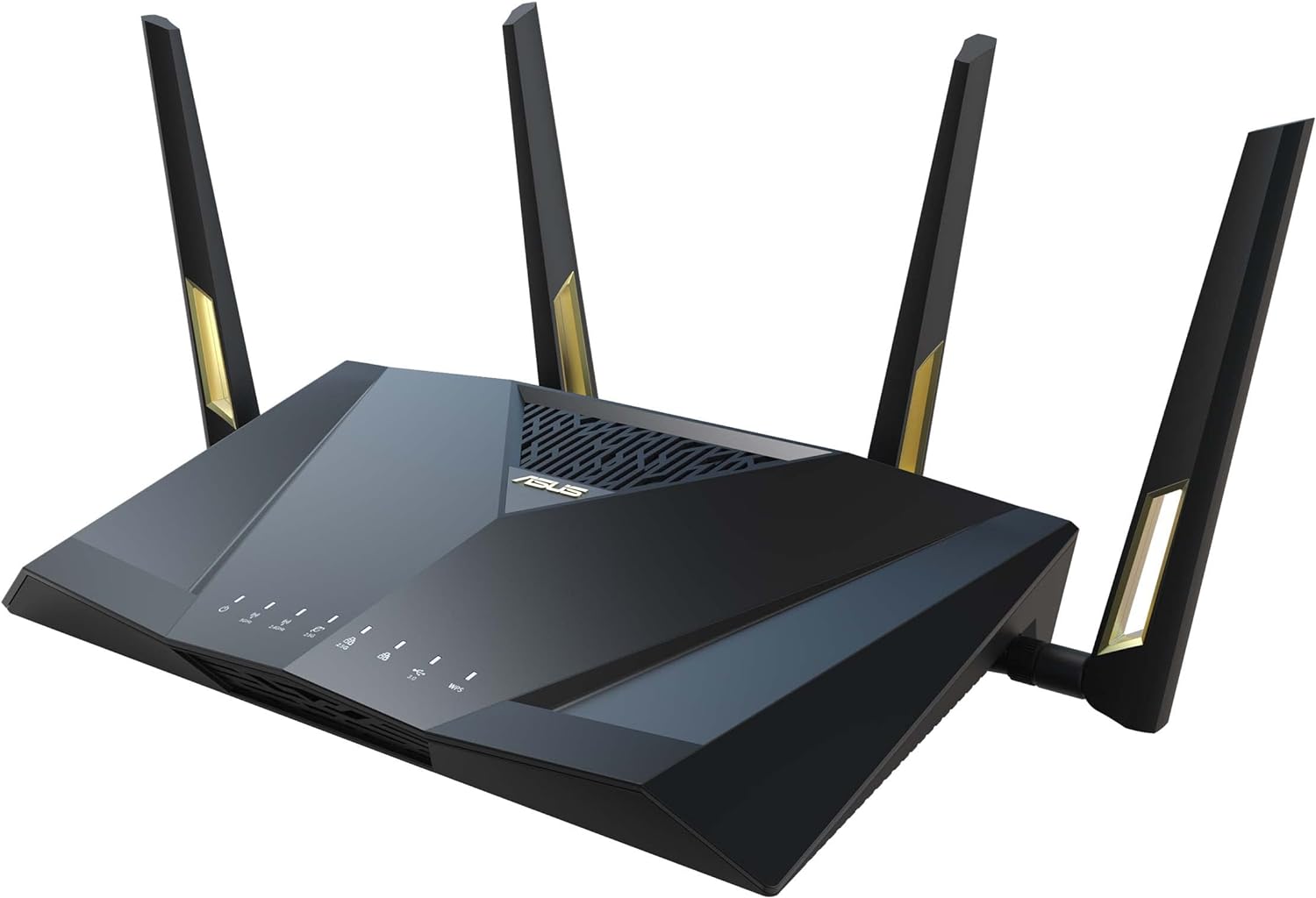 ASUS RT-AX88U PRO AX6000 Dual Band WiFi 6 Router, WPA3, Parental Control, Adaptive QoS, Port Forwarding, WAN aggregation, lifetime internet security and AiMesh support, Dual 2.5G Port