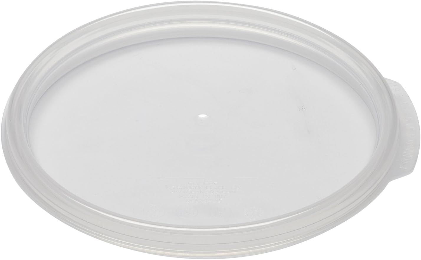 Cambro RFSC1PP190 Round Storage Container Lids, 1 Qt, 6 Pack