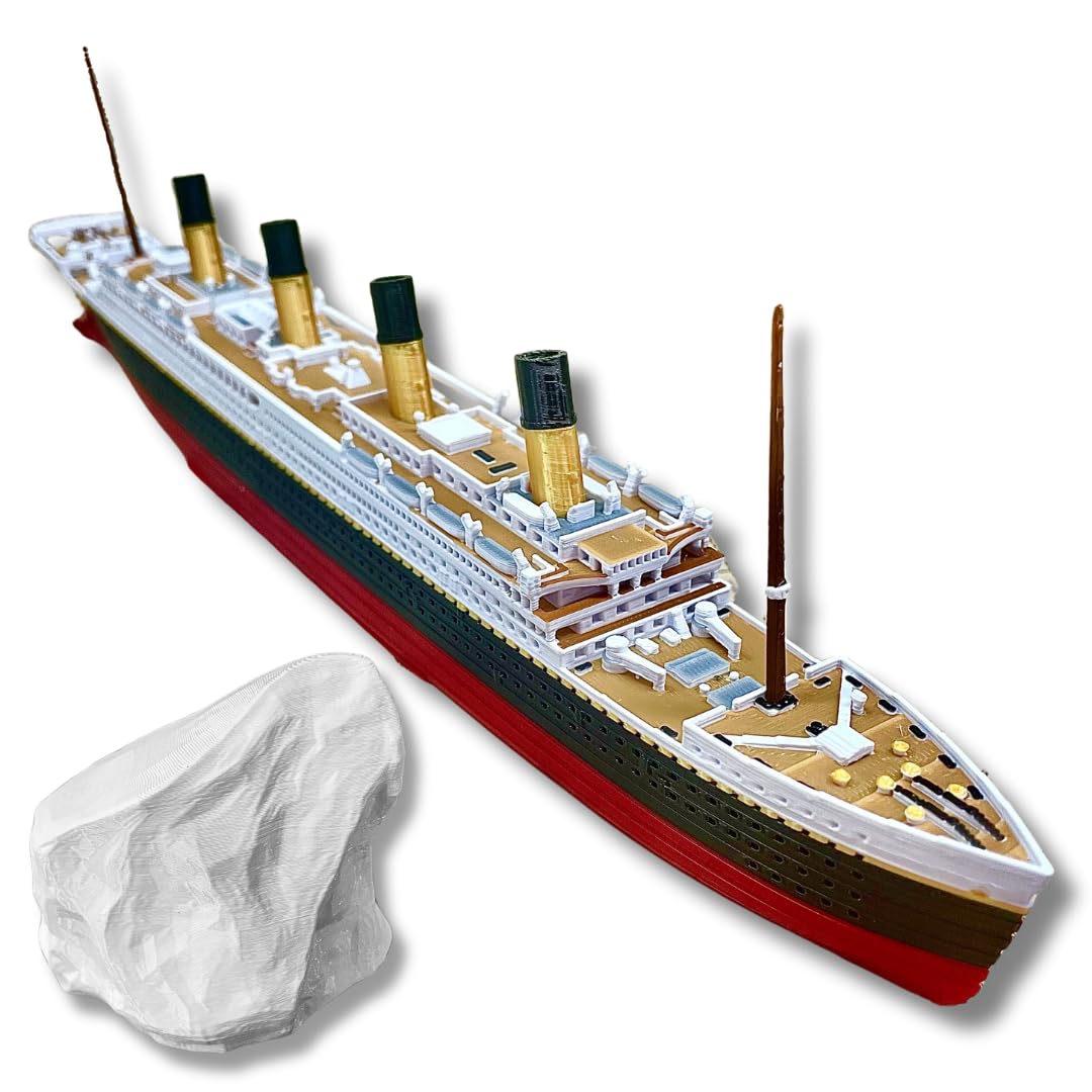 Full Color RMS Titanic Model Ship 1 Ft Long Assembled Titanic Toys For Kids, Historically Accurate Titanic Toy, Titanic Ship, Titanic Cake Topper, Titanic Figurine, Titanic Boat By TitanicToyCo