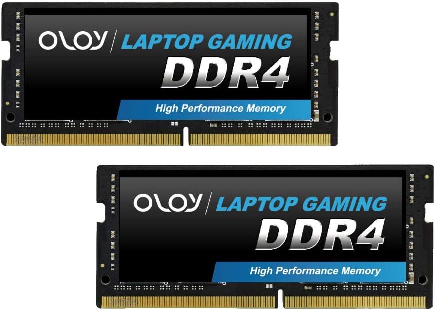 OLOy DDR4 RAM 16GB (2x8GB) 2666 MHz CL19 1.2V 260-Pin Laptop Gaming SODIMM for Intel (MD4S082619IZDC)