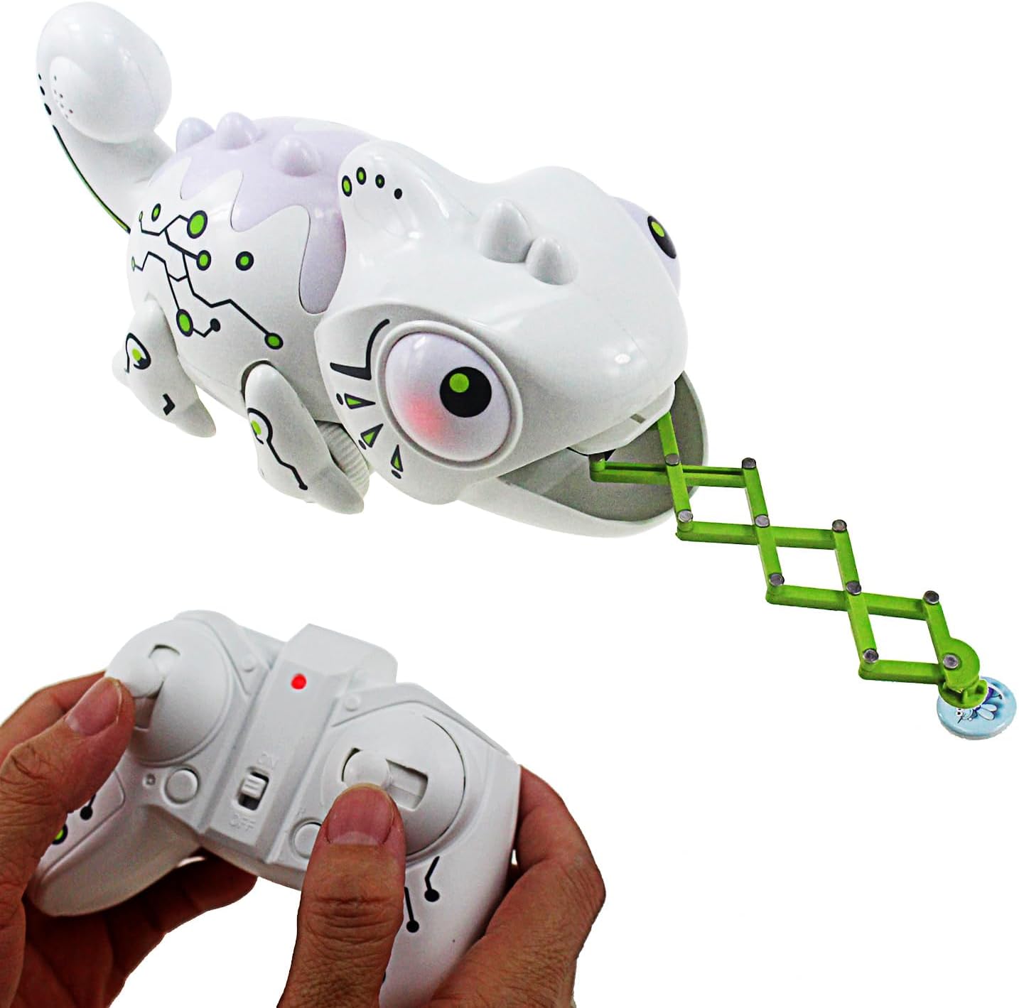 Tipmant RC Chameleon Remote Control Animal Toy Electric Lizard Electronic Pets Car Vehicle Kids Birthday Gifts