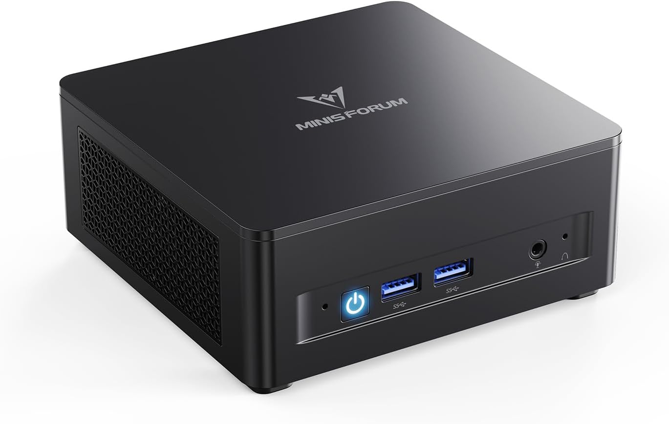 MINISFORUM UM690 Slim Mini PC Barebone with AMD Ryzen 9 6900HX,AMD Radeon 680M Mini Desktop Computer, Support 8K@60Hz HDMI 2.1/DP1.4/USB4 Output,4xUSB 3.2 Type A,Wifi6E&BT5.3(NO RAM/NO SSD/NO OS)