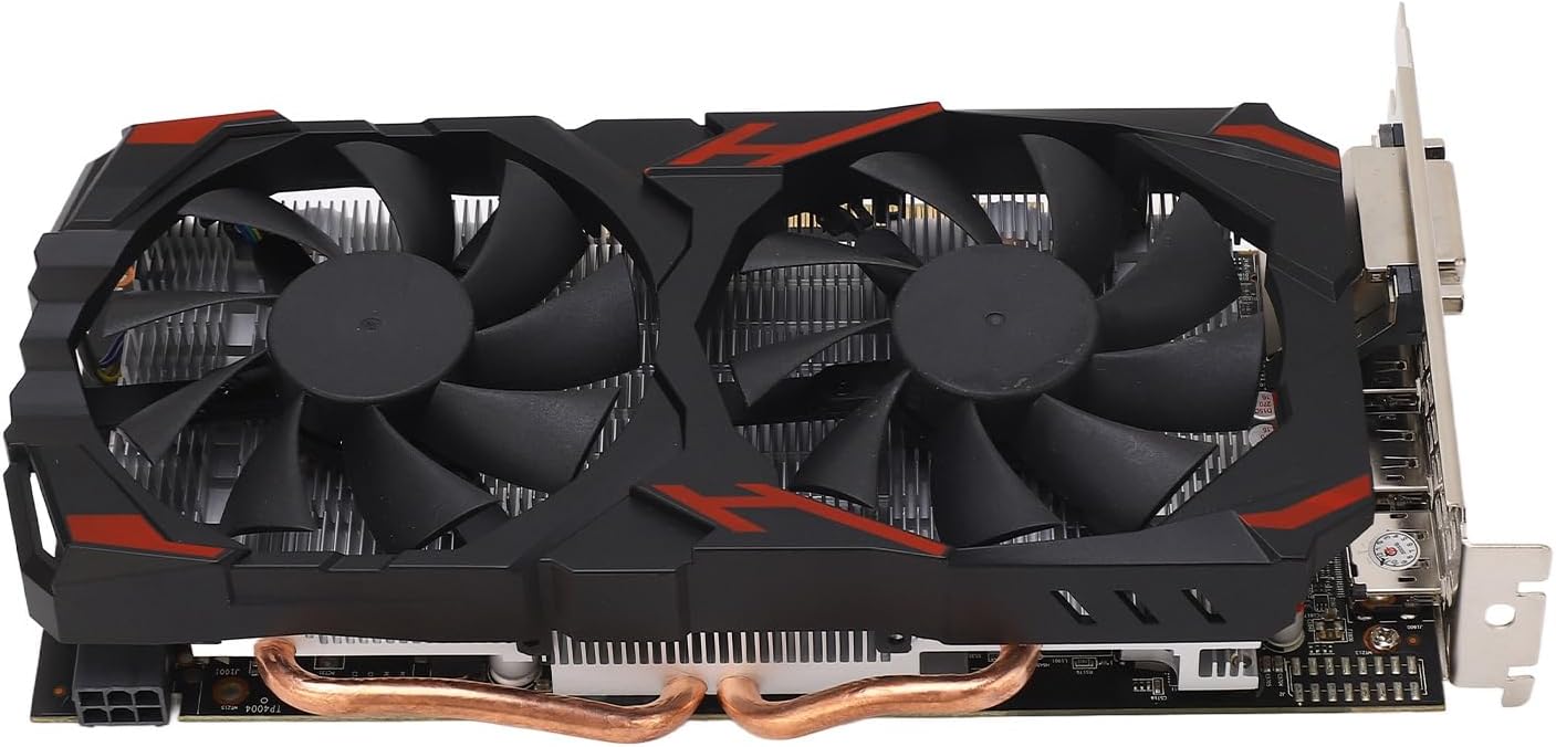 RX 580 8GB Graphics Card, Quiet & Efficient, Fans, Easy Installation, Stable Performance, High Resolution, Plug and Play, for10/ 11 / Vista / (580 8G D5)