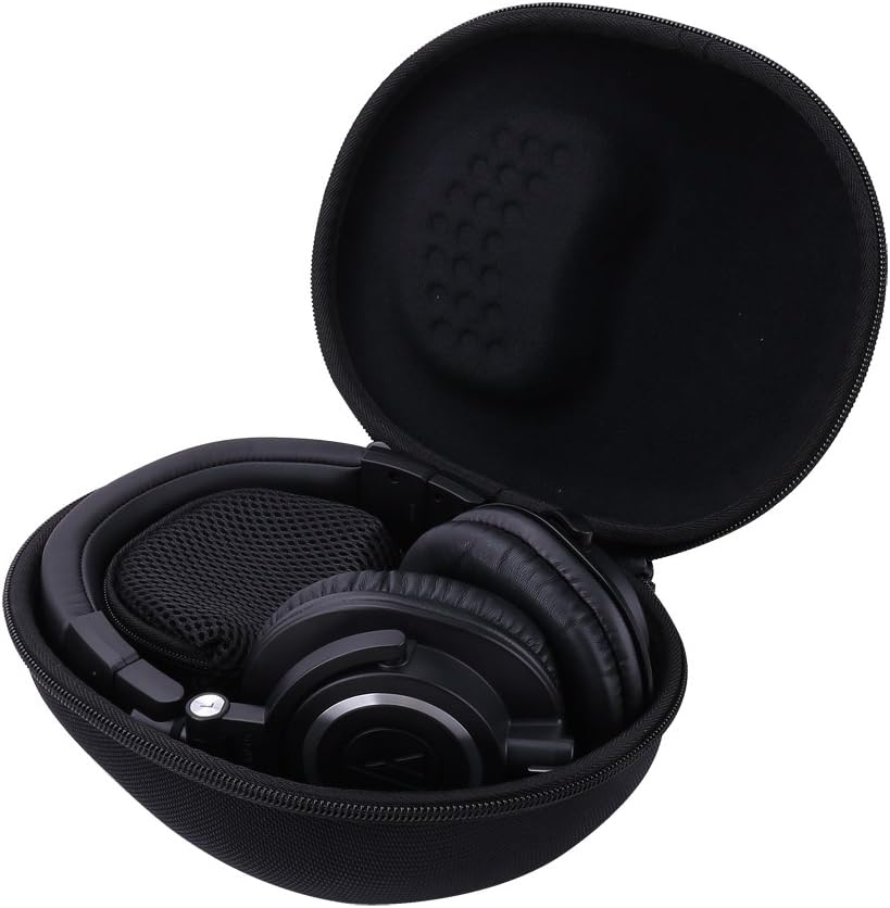 Aenllosi Hard Carrying Case Replacement for Audio-Technica ATH-M20x/M30x/M40x/M50x/M60x Professional Studio Monitor Headphones