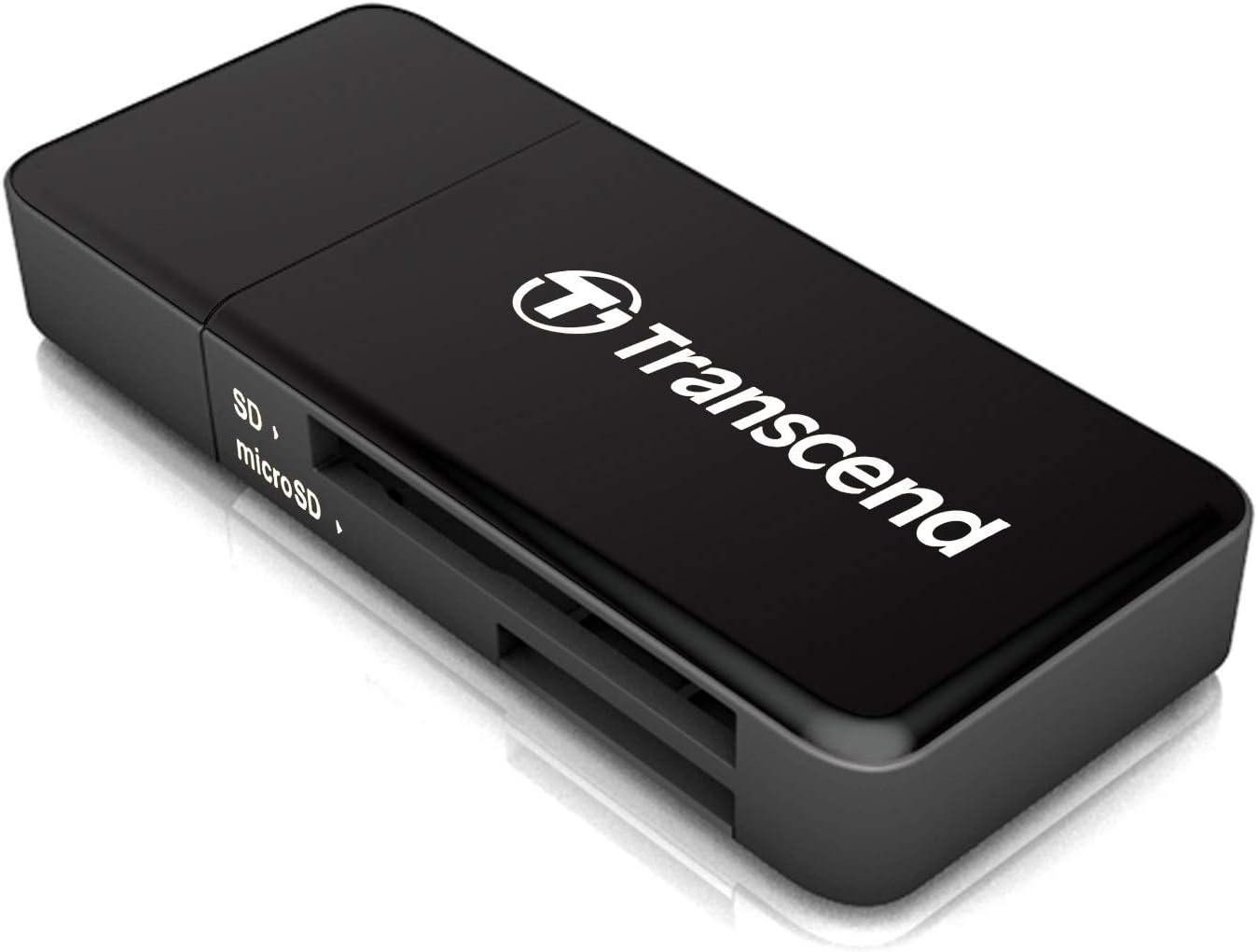 Transcend TS-RDF5K USB 3.1 SDHC/SDXC/microSDHC/SDXC Card Reader, Black