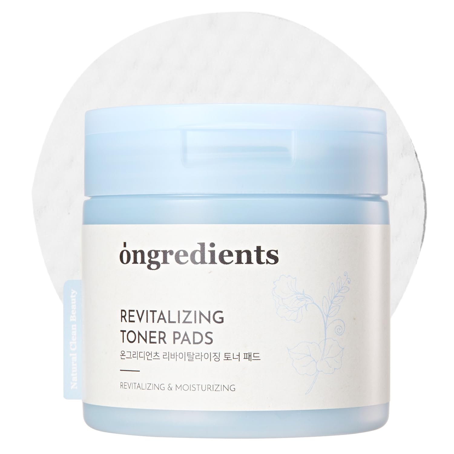 Ongredients Skin Toner Pad, Exfoliating Toner Pads, Facial Toner Aging Skin, Facial Toner for Oily Skin, 60 Pads