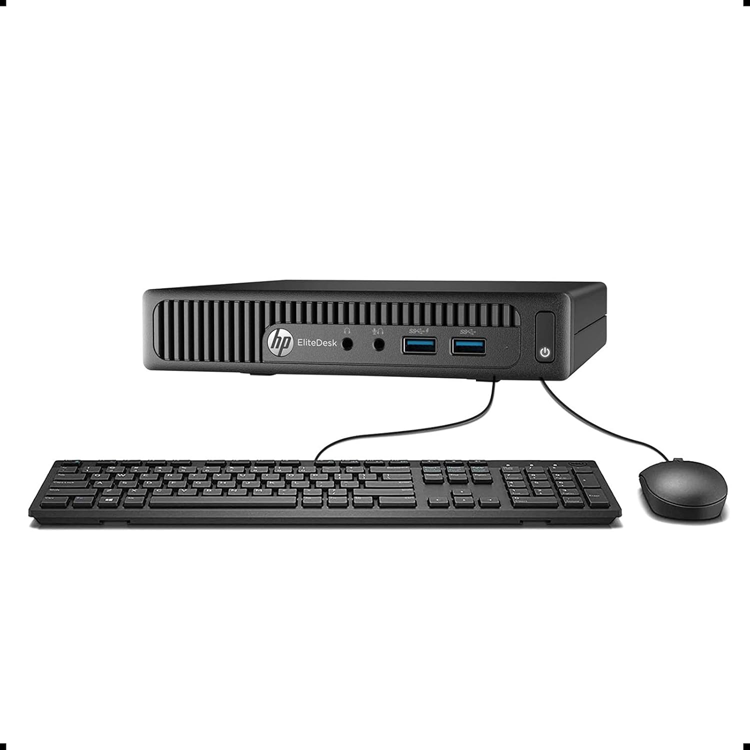 HP EliteDesk 705 G3 Desktop Mini Computer PC, AMD A10 PRO-8770E Quad Core up to 3.5 GHz, 16G DDR4, 500G, WiFi, Bluetooth, Windows 10 Pro 64 Bit-Supports English/Spanish/French (Renewed)