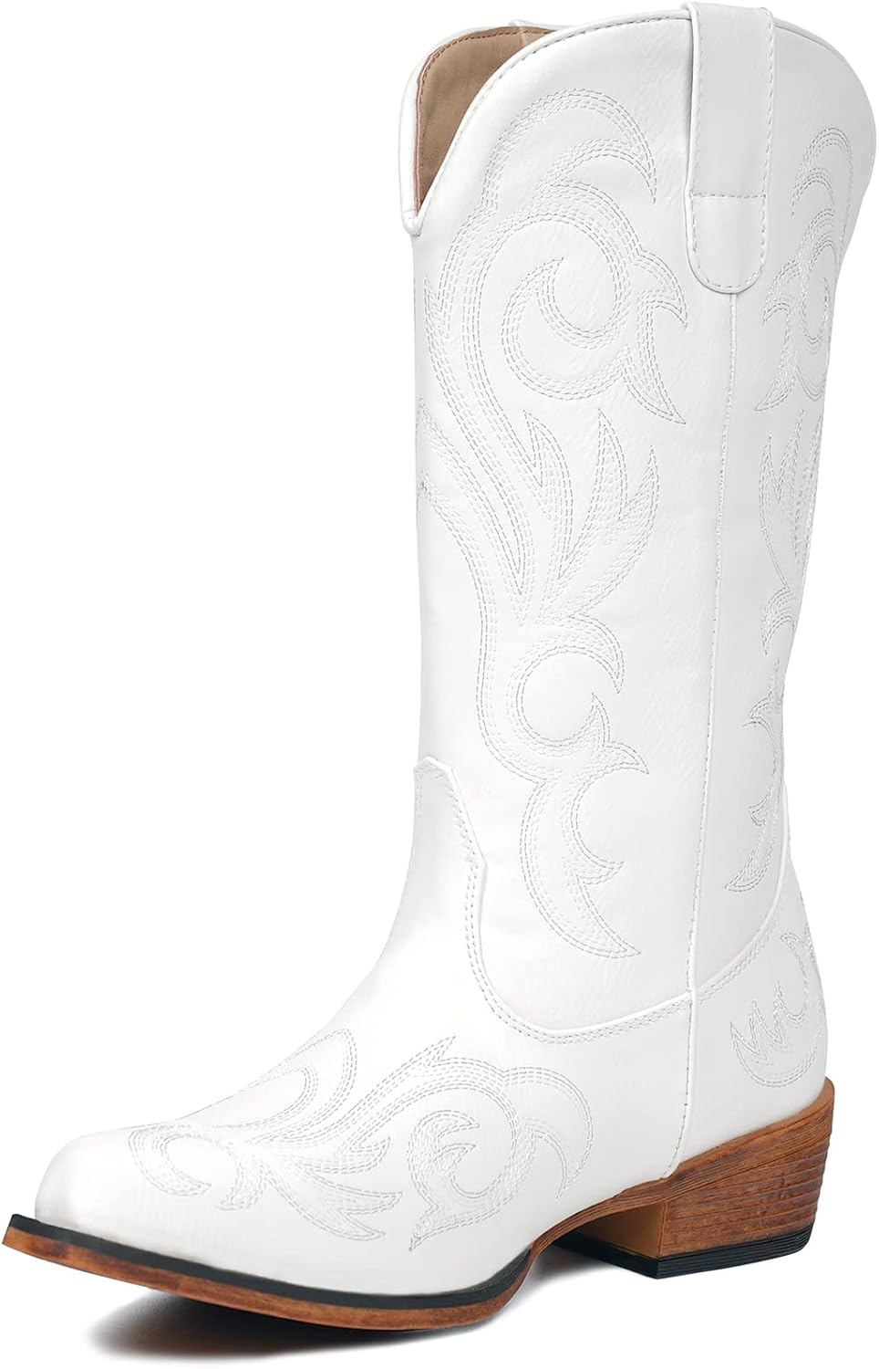 IUV Cowboy Boots For Women Pointy Toe Women’s Western Boots Cowgirl Boots