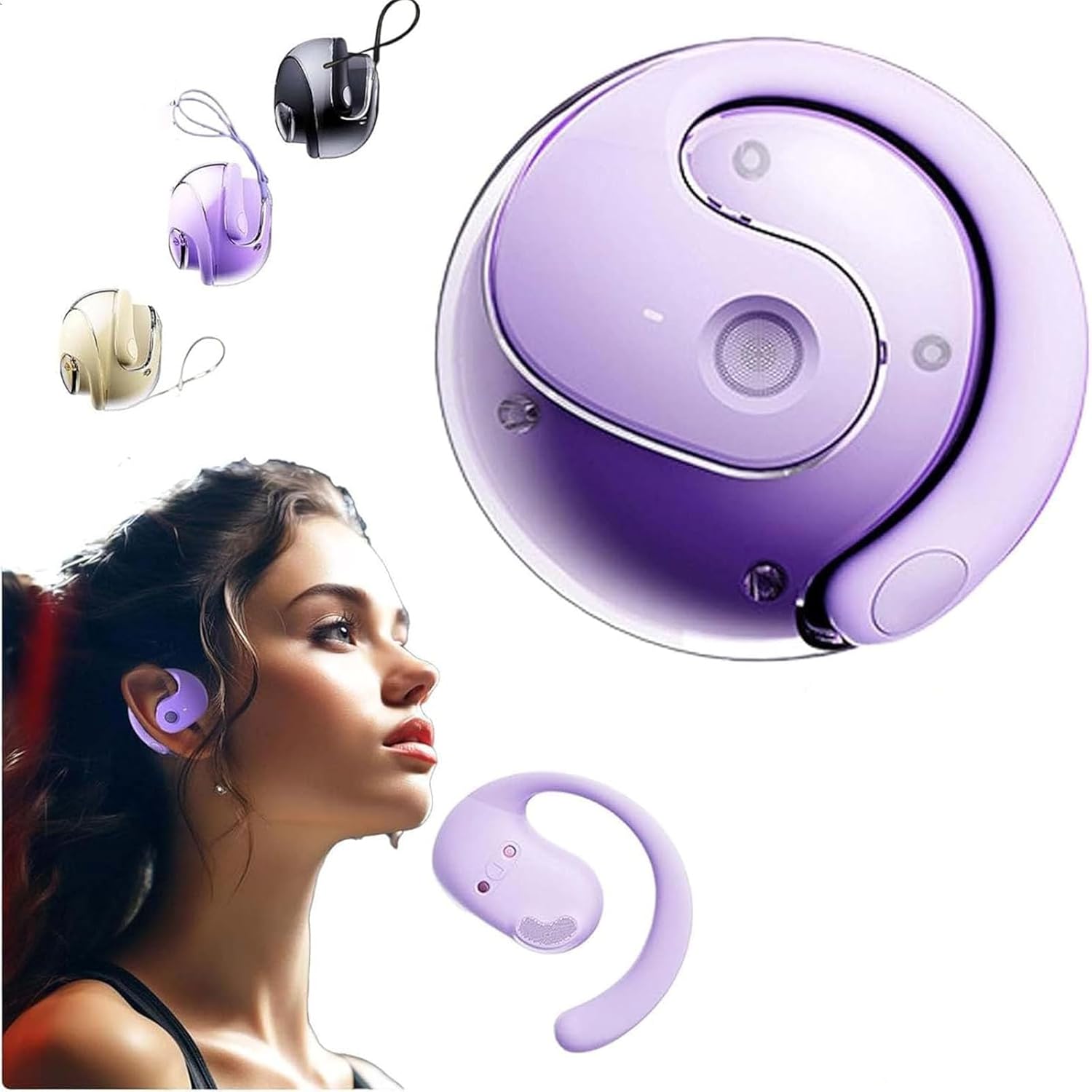 Hy-T26 X15 Pro Earphone Wireless Bluetooth, Earbuds Bluetooth Headphones, New Upgraded Earbuds Bluetooth Headphones, Wireless Earbuds Bluetooth 5.4, High Sound Quality, Purple