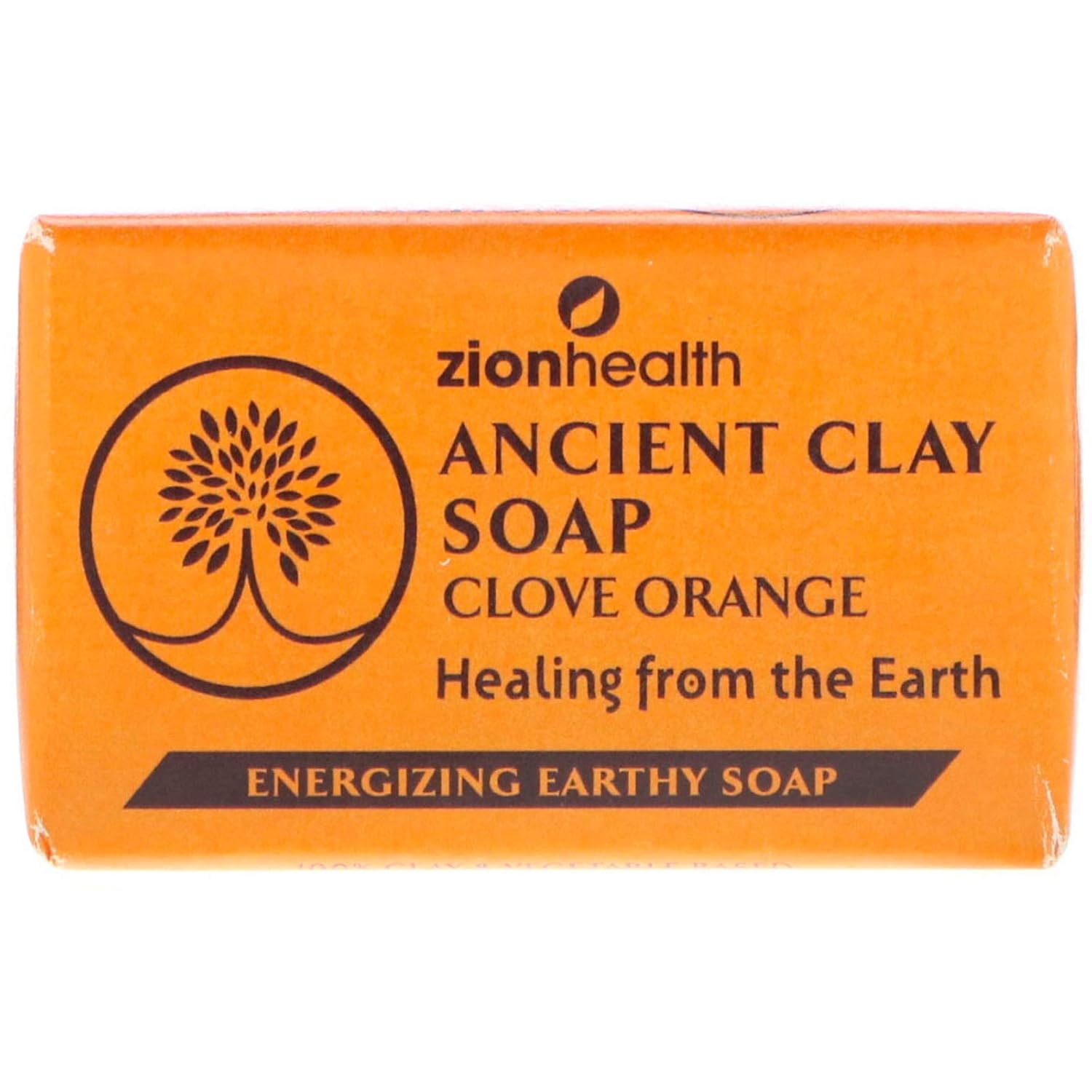 Zion Health Ancient Clay Soap – Clove Orange 6 oz Bar(S)