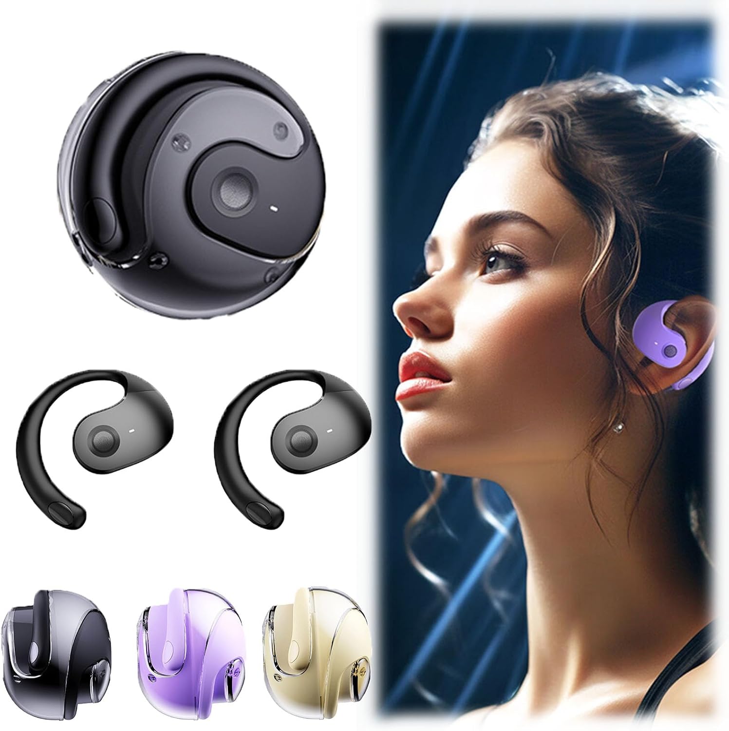 Audifonos Traductores IngléS EspañOl, Hy-T26 Pro Language Translator, Auriculares Traductores De Idiomas, Translation Earbuds Real Time, Language Translator Earbuds (Black)