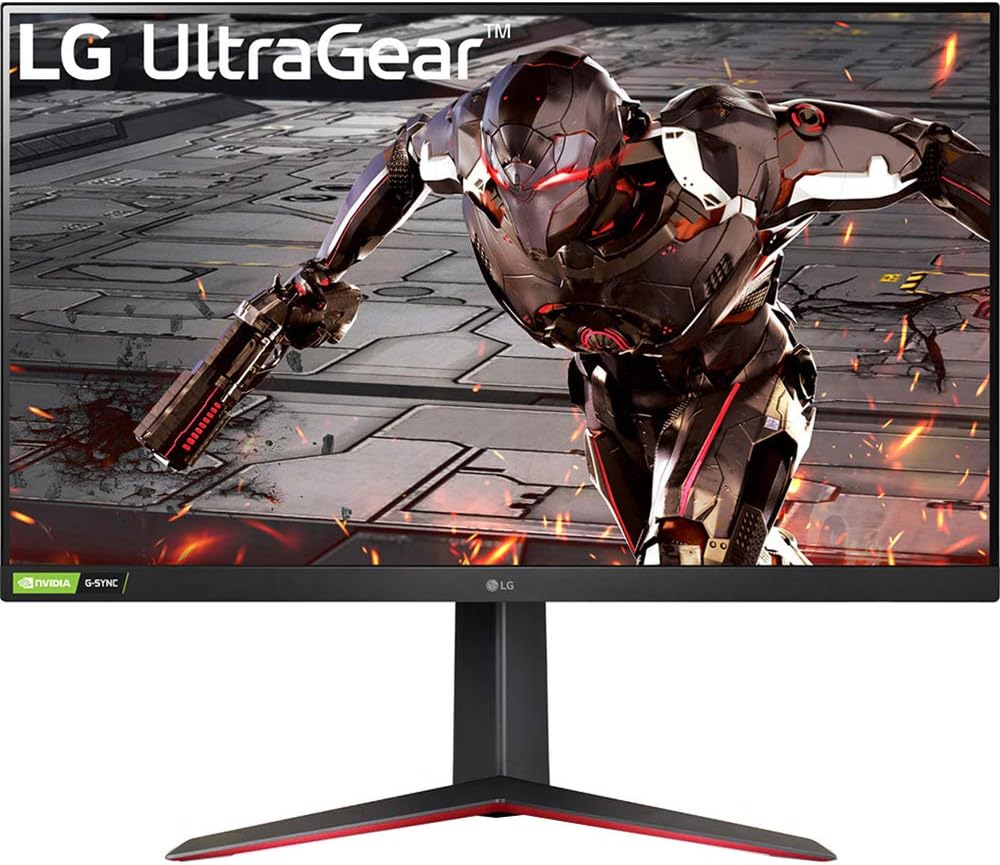 LG 32GN550-B 32 Inch Ultragear VA Gaming Monitor with 165Hz Refresh Rate/FHD (1920 x 1080) with HDR10 / 1ms Response Time with MBR and Compatible with NVIDIA G-SYNC and AMD FreeSync Premium