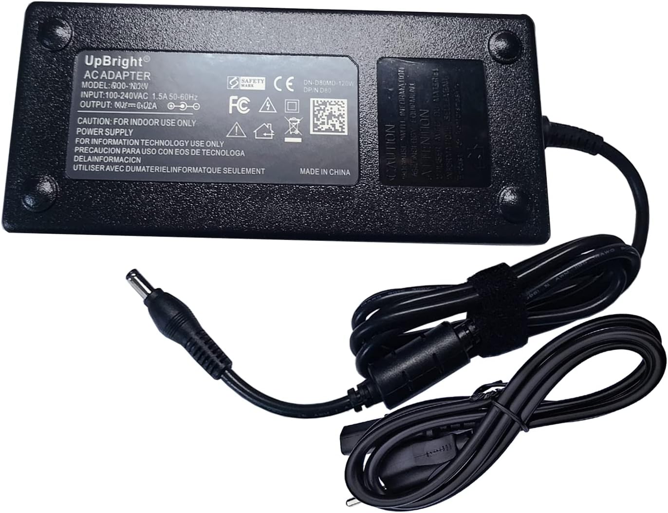 UpBright 24V AC/DC Adapter Compatible with SANSUI ES-27G2 ES27G2 27 inch FHD LED 240Hz Gaming Monitor Model YD-ZR2400500A-6A YDZR2400500A6A 24VDC Switching Power Supply Cord Cable Battery Charger PSU