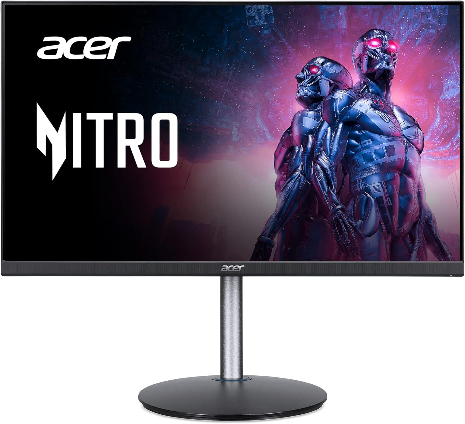 acer Nitro XFA243Y Sbiipr 23.8” Full HD (1920 x 1080) VA Gaming Monitor | AMD FreeSync Premium Technology | 165Hz Refresh Rate | 1ms VRB | HDR 10 | 1 Display Port 1.2 & 2 HDMI 2.0 Ports,Black