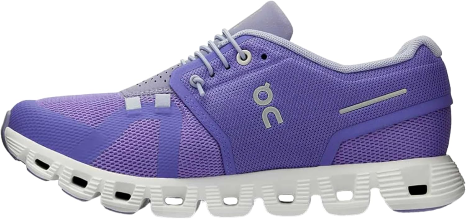 On Women’s Cloud 5 Sneakers, Blueberry | Feather, 9.5 Medium US