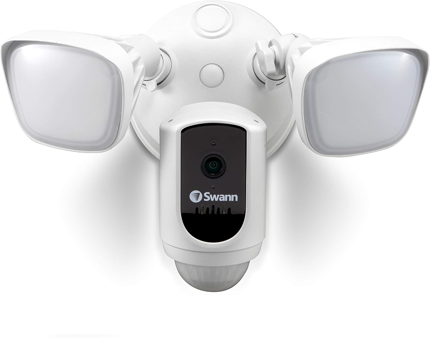 Swann GEN 2 Wi-Fi Floodlight Security System with 1080p Camera Speaker & Light- White (Renewed)