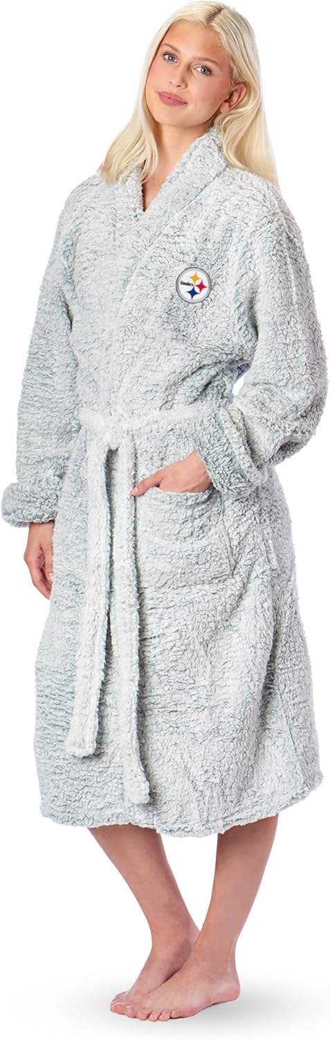 NORTHWEST NFL womens Sherpa Bath Robe