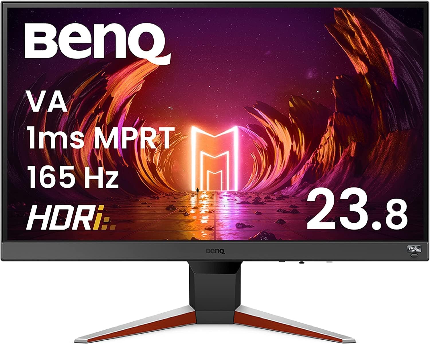 BenQ MOBIUZ EX240N Gaming Monitor 24″ FHD 1080p 165Hz 1ms | VA | HDRi | Color Optimizer | Light Tuner | Black eQualizer | Freesync | Eye-Care Tech | Tilt | HDMI | DisplayPort | Built-In Speakers