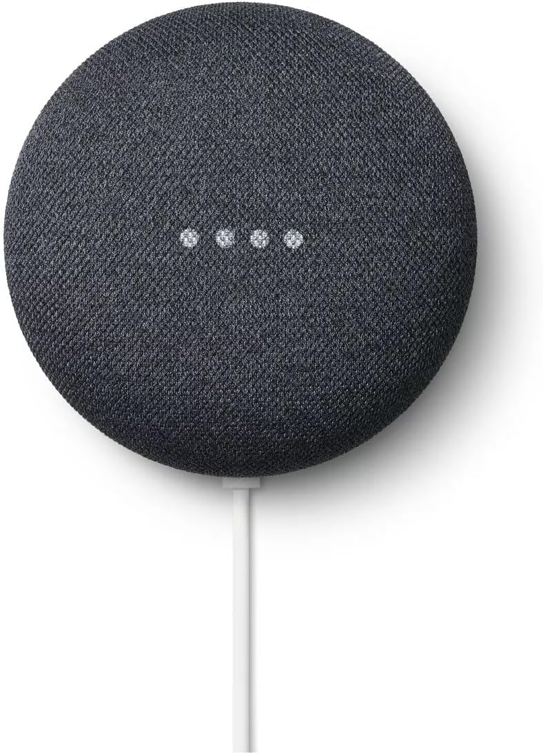 Google Nest Mini 2nd Gen – Wireless Bluetooth Speaker (Charcoal Gray) (Renewed)