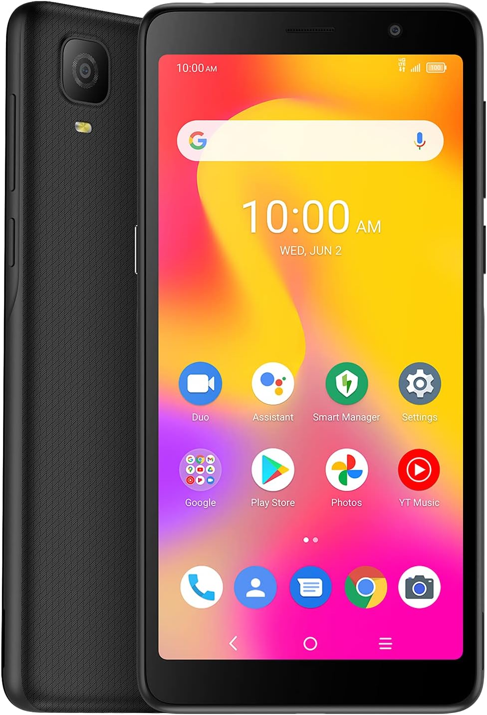 TCL A30 Unlocked Smartphone with 5.5″ HD+ Display, 8MP Rear Camera, 32GB+3GB RAM, 3000mAh Battery, Android 11, Prime Black (Renewed)