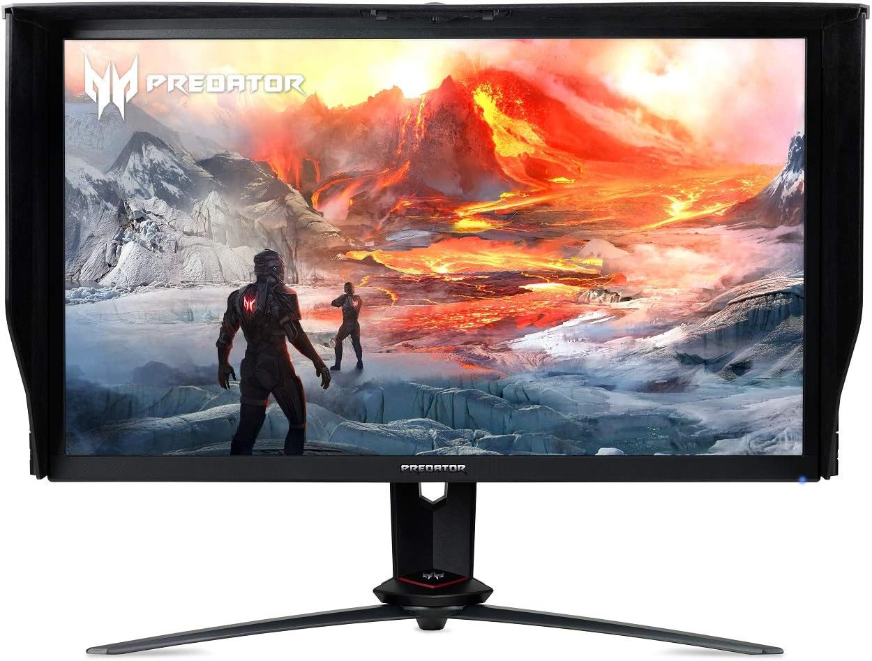 Acer Predator XB273K Sbmiprzx 27″ UHD (3840 x 2160) IPS NVIDIA G-SYNC Monitor, VESA Certified DisplayHDR 400, Quantum Dot, 144Hz, 4ms, DCI-P3, Delta E