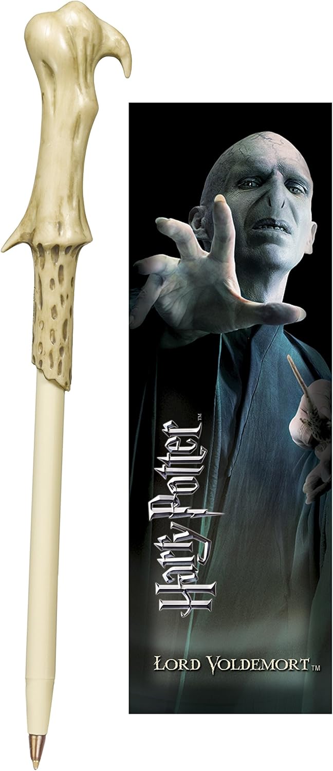 The Noble Collection Harry Potter Voldemort Wand Pen and Bookmark