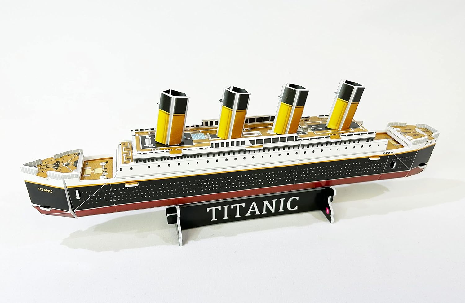 Brick Loot Titanic Model 3D Paper Puzzle, Puzzles for Adults or Kids 12 + to Build, Craft Kit, Night Cruise Ship Vessel Model for Home Decor, Titanic Toys, Birthday Gift for Men or Women, 30 Pieces