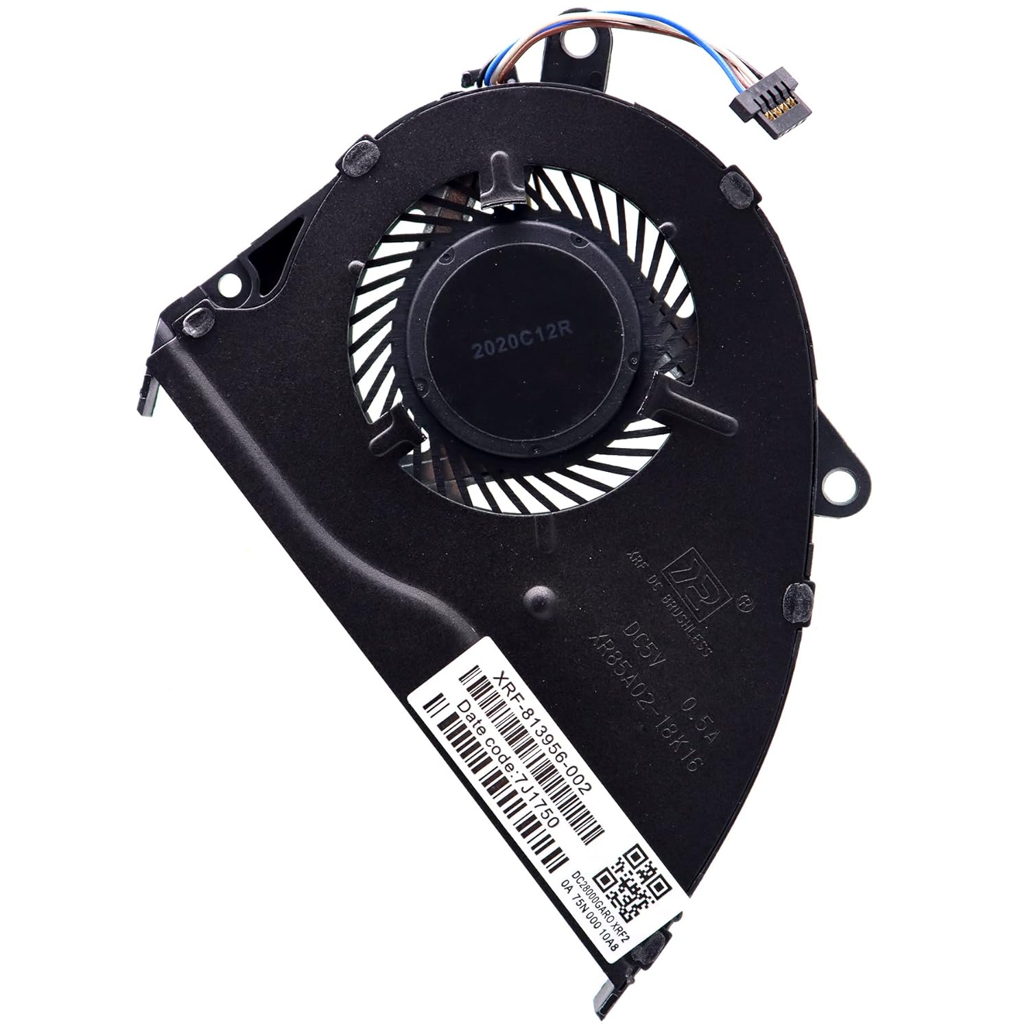 Deal4GO CPU Cooling Fan L26368-001 Replacement for HP 14-CE 14-CE0068ST 14-CE1058WM 14-CE0010CA 14-CE2068ST (Integrated GPU UMA Edition), Black, L26366-001