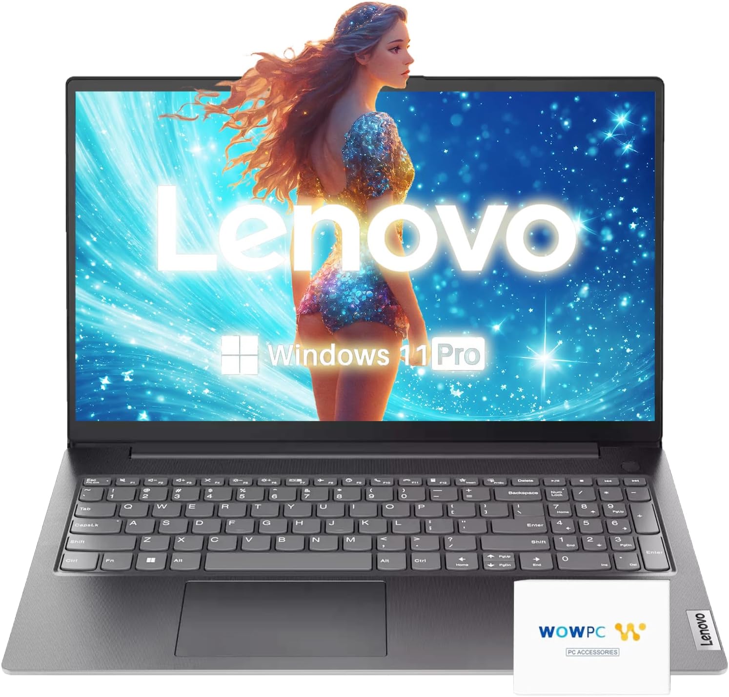 Lenovo V15 Series Laptop | 15.6 FHD Display | 32GB RAM | 1TB Storage (512GB SSD + 512GB External Storage) | Low-Blue Light | Intel CPU | HDMI | Ethernet Port | Webcam | Windows 11 Pro