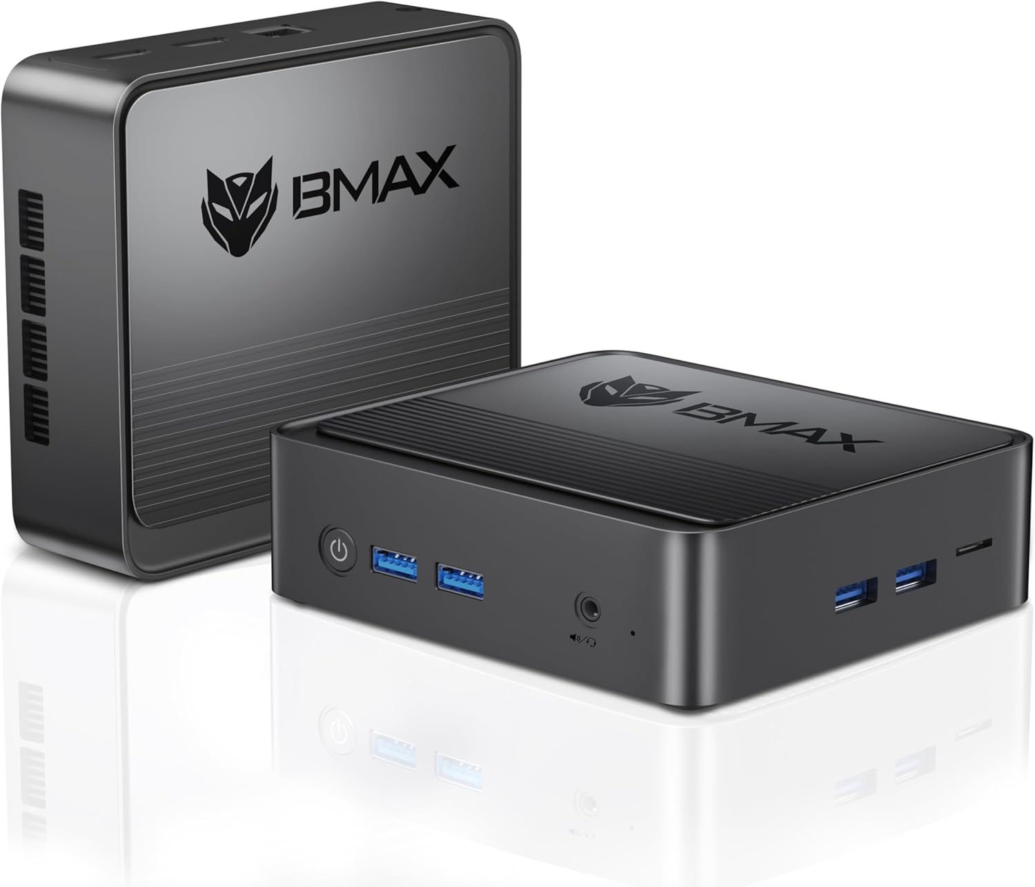 Bmax B3 Mini PC Intel 11th Gen N5095 Processor (up to 2.9GHz) 4C/4T, 256GB SSD 8GB DDR4 Auto Power On WiFi/BT/HDMIx2 Support 4K Dual Screen Display, Wake On LAN