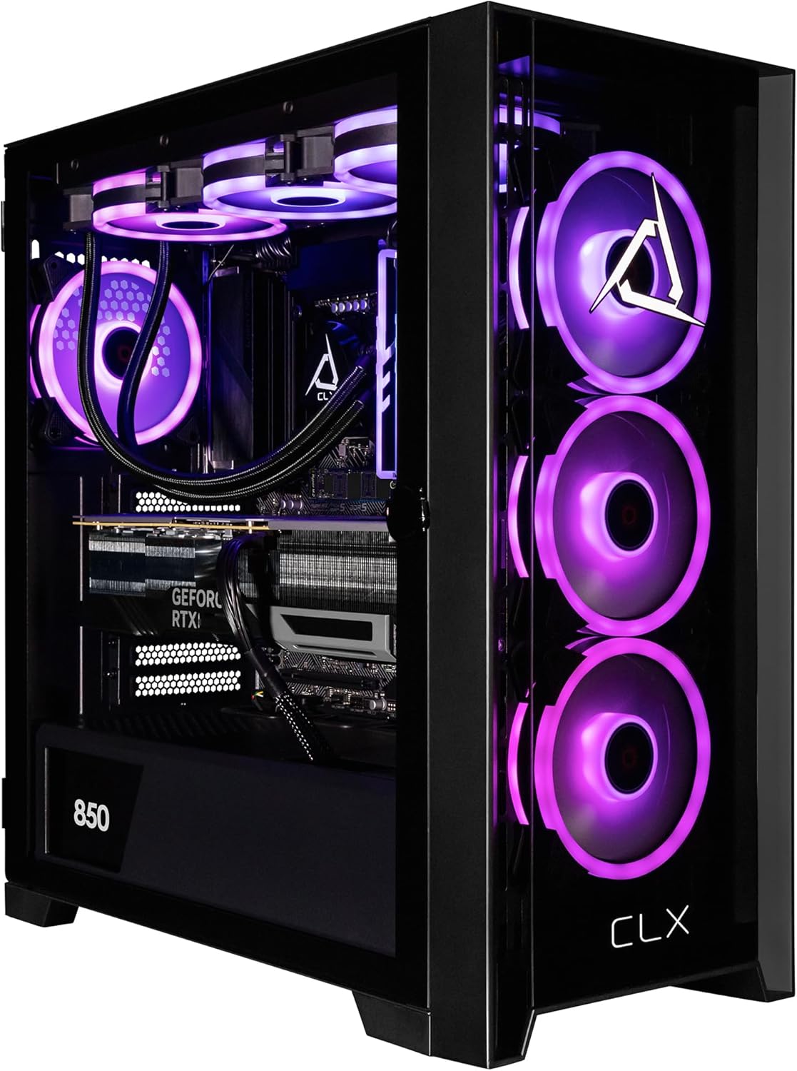 CLX Gaming PC – Intel Core i9 14900KF 3.2GHz, GeForce RTX 4080 Super, 2TB NVMe M.2 SSD, 32GB DDR5 RGB Memory, 360mm AIO, WiFi, Windows 11 Home, Black, TGMSETRTU4209BM