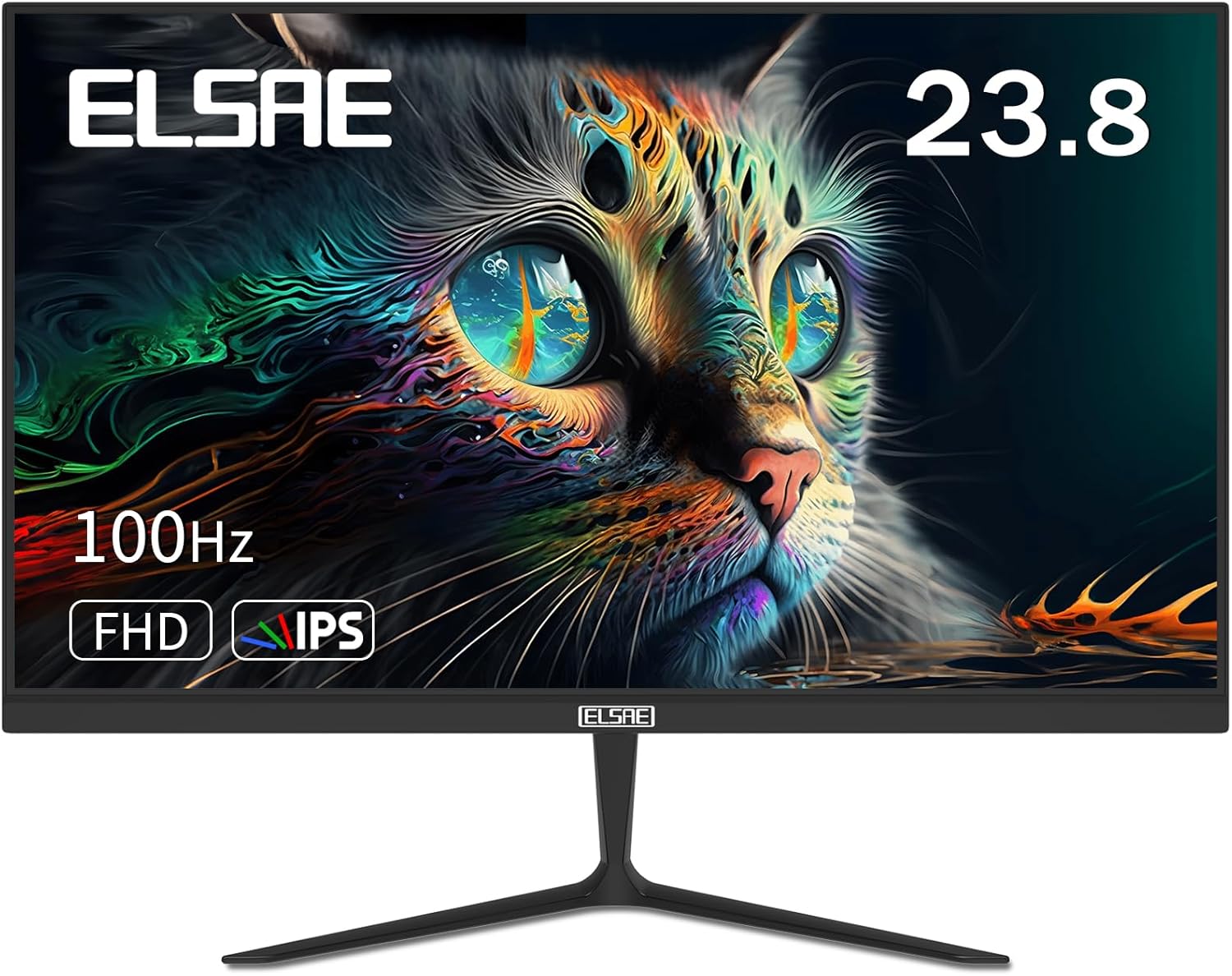 24 inch 1080P Full HD Computer Monitor, Frameless IPS Monitor, Type-C x1, HDMI 2.0 x1, FreeSync, 106% sRGB, VESA Mountable, Tilt, Low Blue Light Eye Care Monitor for Gaming, Home Office Working