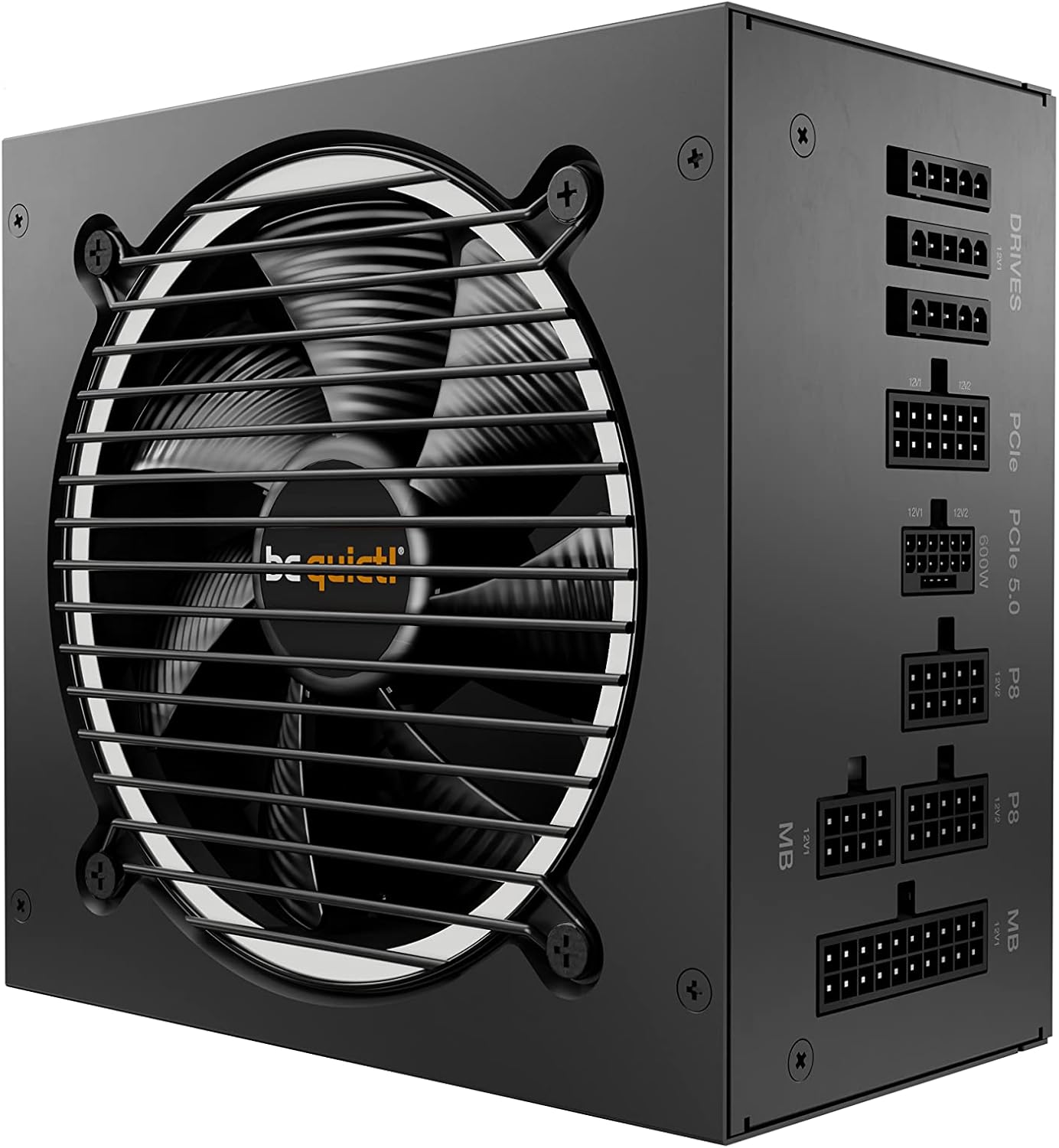 be quiet! Pure Power 12 M 750W ATX 3.1 80 Plus® Gold | Modular Power Supply | for PCIe 5.0 GPUs and GPUs with 6+2 pin connectors | 12VHPWR Cable Included | Silent 120mm be quiet! Fan | BN504