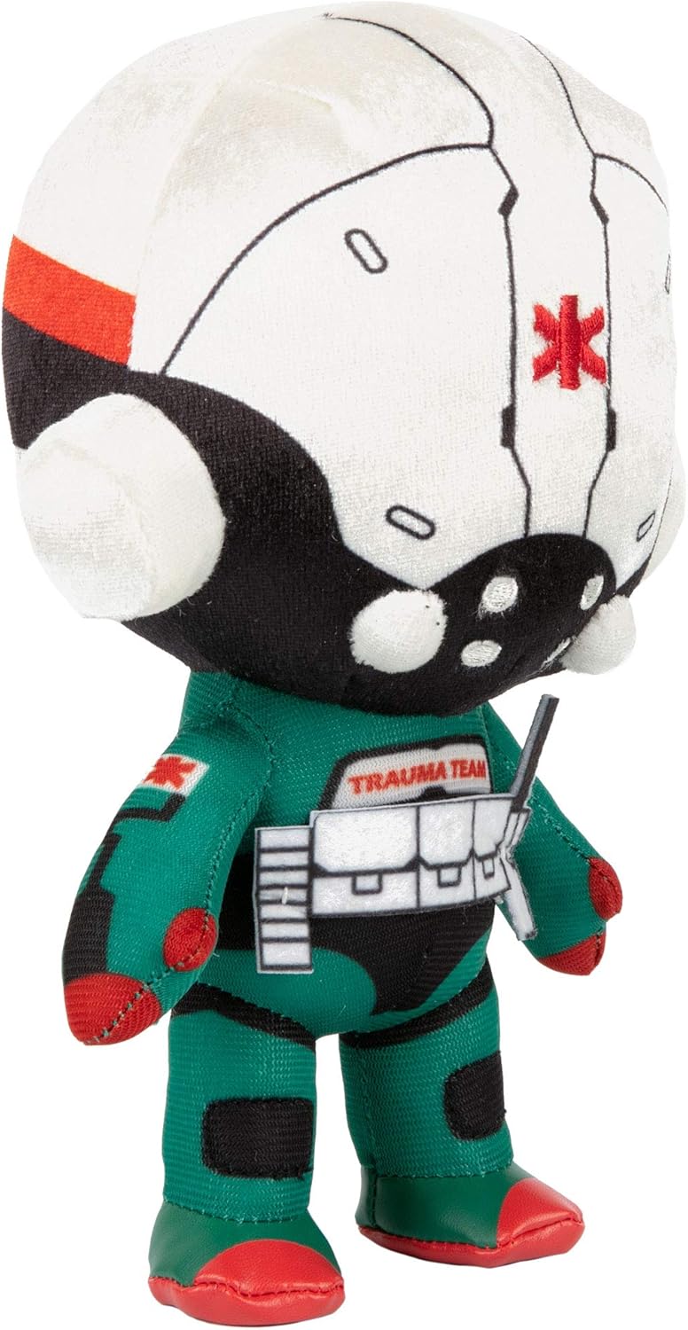 JINX Cyberpunk 2077 M8Z Trauma Team Security Specialist Plush Stuffed Toy, Multi-Colored, 8.75″ Tall