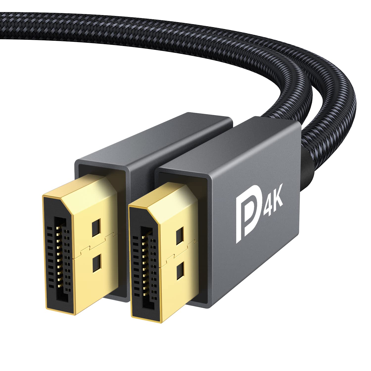 VESA Certified DisplayPort Cable, iVANKY 6.6ft DP Cable 1.2, [4K@60Hz, 2K@165Hz, 2K@144Hz], Gold-Plated High Speed Display Port to Display Port Cable, for Gaming Monitor, Graphics Card, TV, PC, Laptop