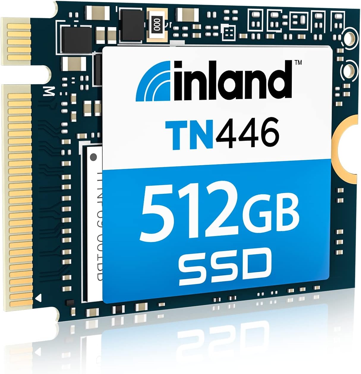 INLAND 2230 Internal SSD 512GB High Performance Gen4x4 M.2 2230 30mm Internal Solid State Drive PCIe 4.0, up to 4,900 MB/s, TN446