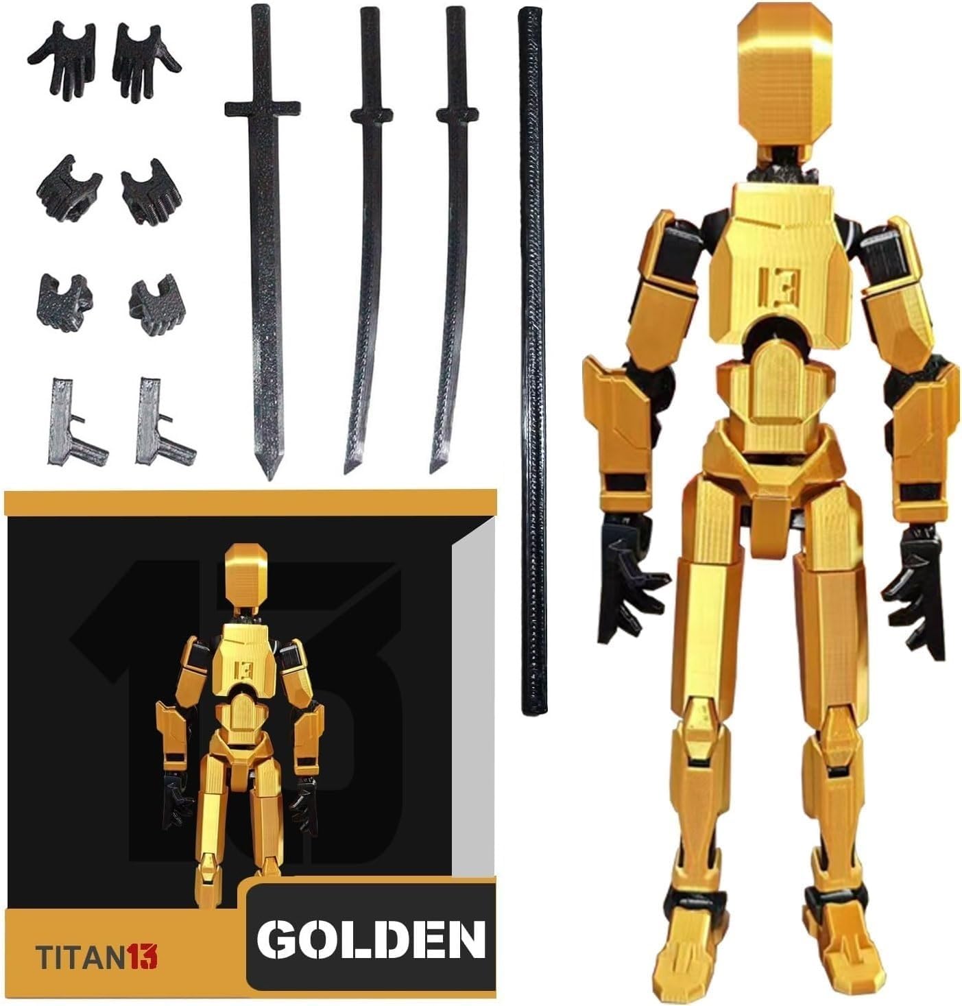 T13 Action Figure, Titan 13 3D Printed Action Figure, Lucky 13 Action Figure, Nova 13 Action Figure Dummy 13 Action Figure