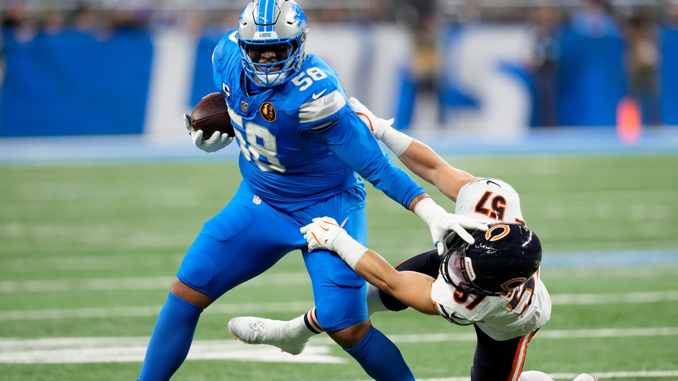 Lions’ Dan Campbell gives injury update on Penei Sewell, hints at return of Alex Anzalone