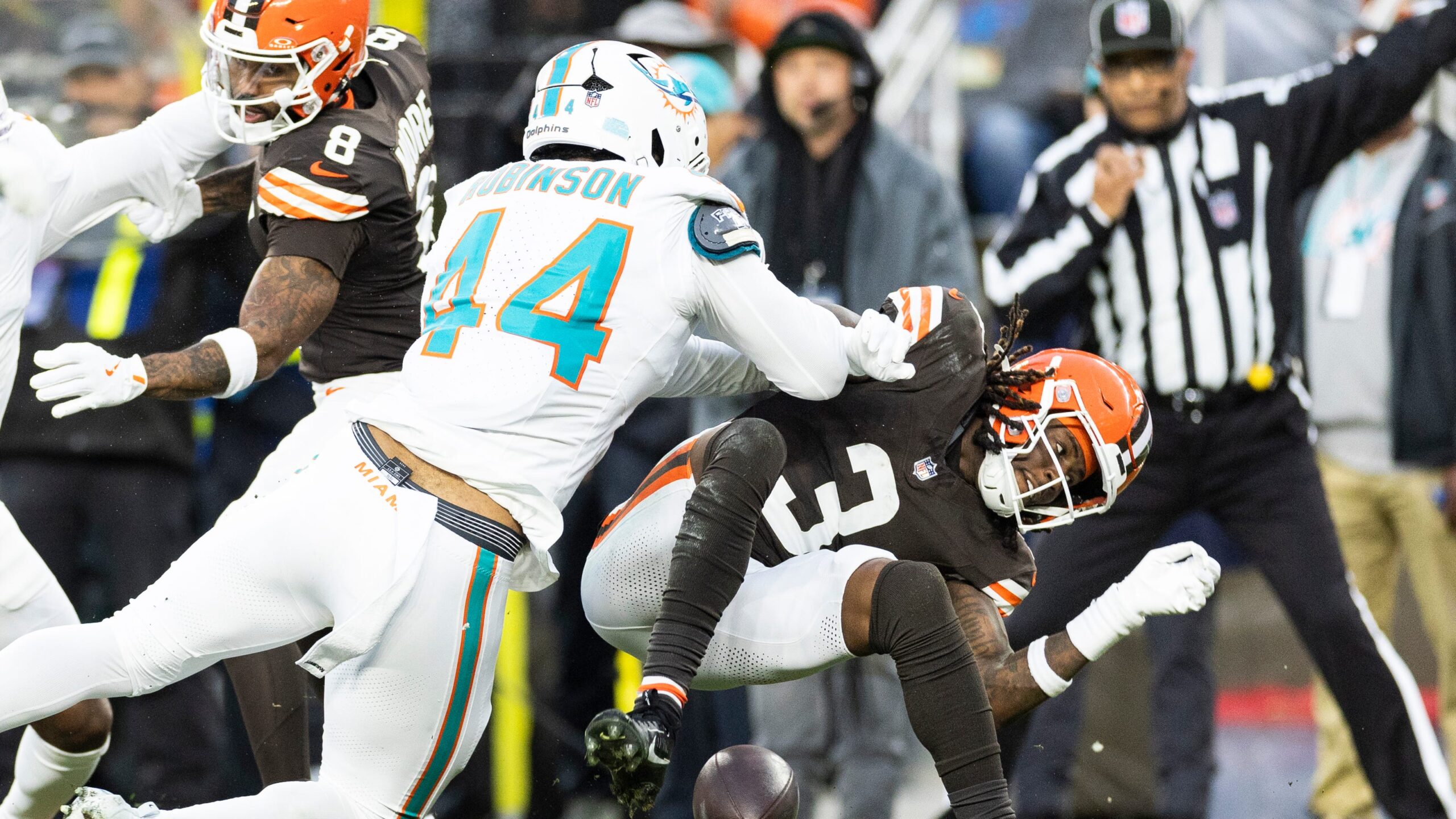 Jerry Jeudy, ridiculous mistakes among Browns-Dolphins Takeaways