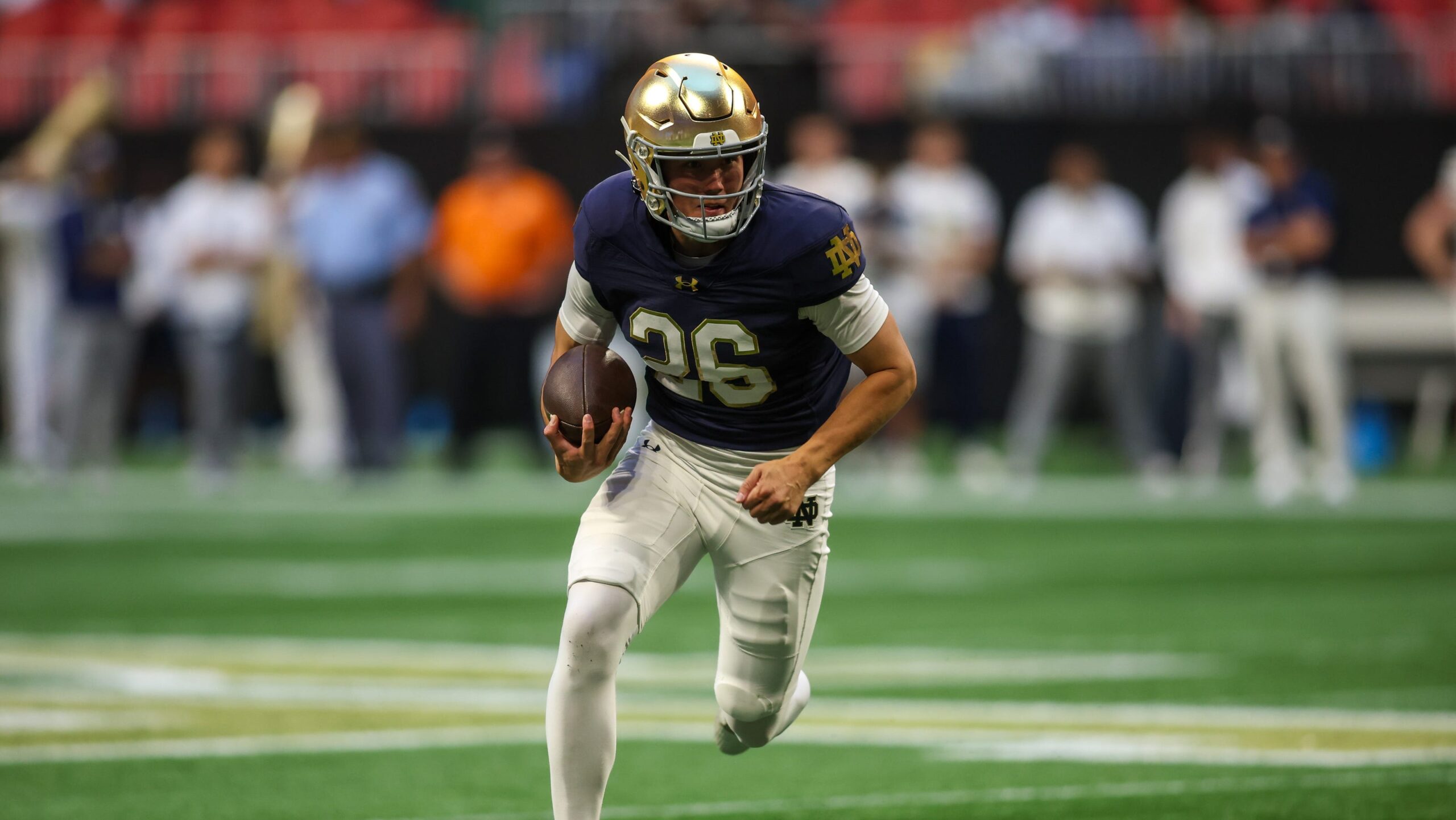 Tyler Buchner finds his place at Notre Dame, as a walk-on receiver