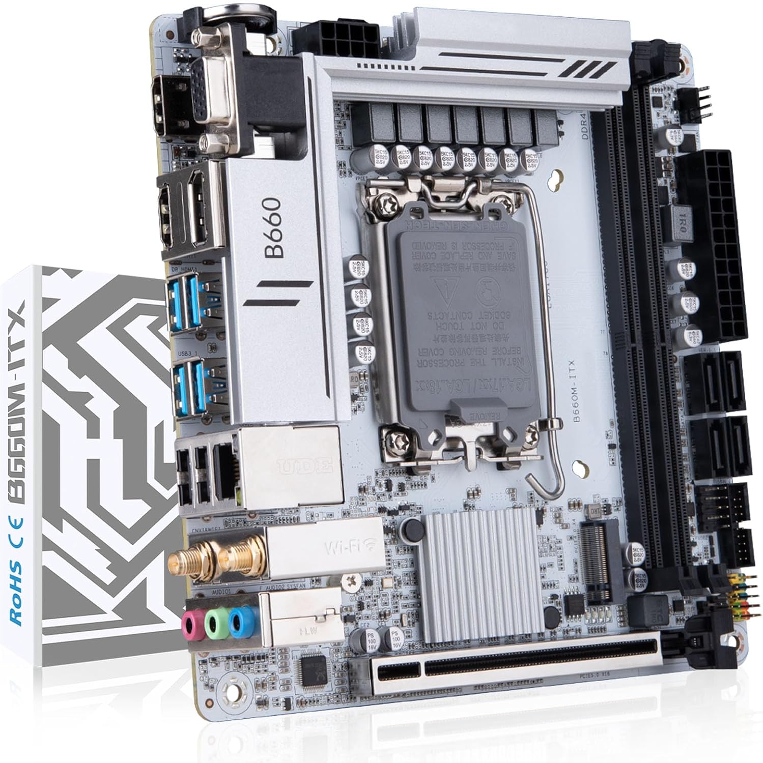 B660M-ITX Motherboard Offers High Performance and Versatile Connectivity, Extensive Connectivity, and High-Speed Capabilities for Diverse Demands