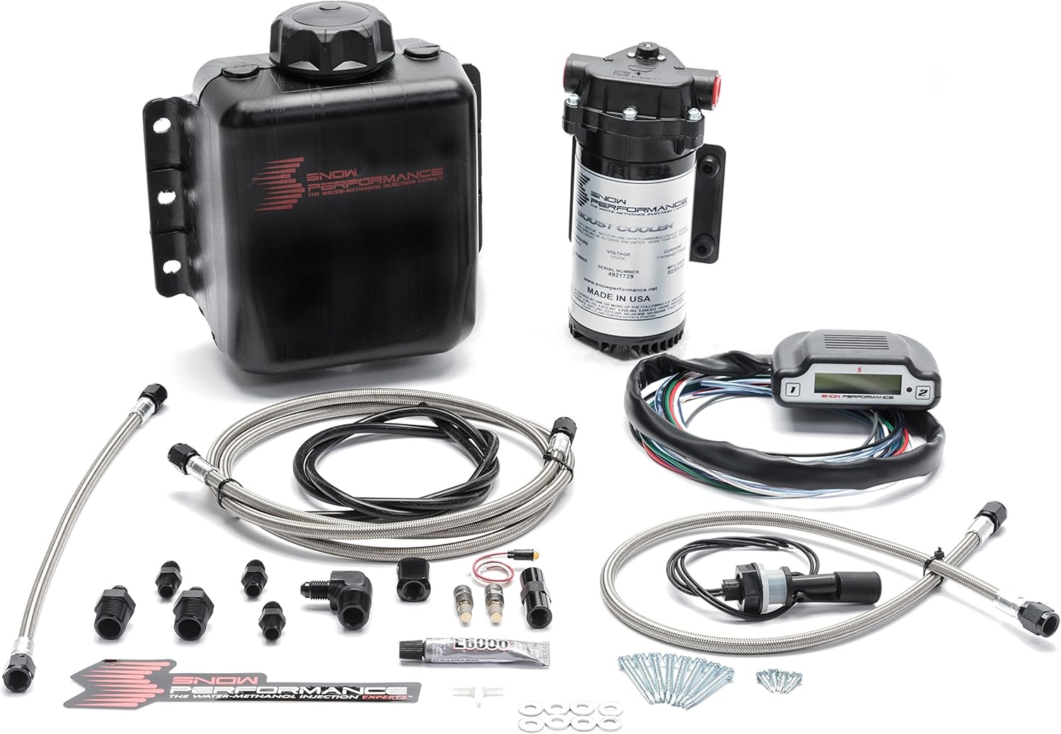 Stage 3 Boost Cooler EFI 2D MAP Progressive Water-Methanol Injection Kit (Stainless Steel Braided Line, 4AN Fittings)