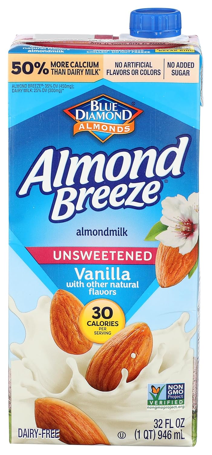 Blue Diamond, Almond Milk Vanilla Unsweetened, 32 Fl Oz