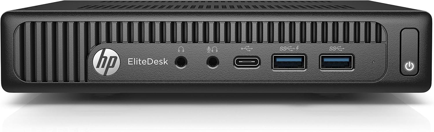 HP EliteDesk 800 G2 Mini Business Desktop PC Intel Quad-Core i5-6500T up to 3.1G,16GB DDR4,1000GB(1TB) SSD,VGA,DP Port,Windows 10 Professional 64 Bit-Multi-Language-English/Spanish (Renewed)