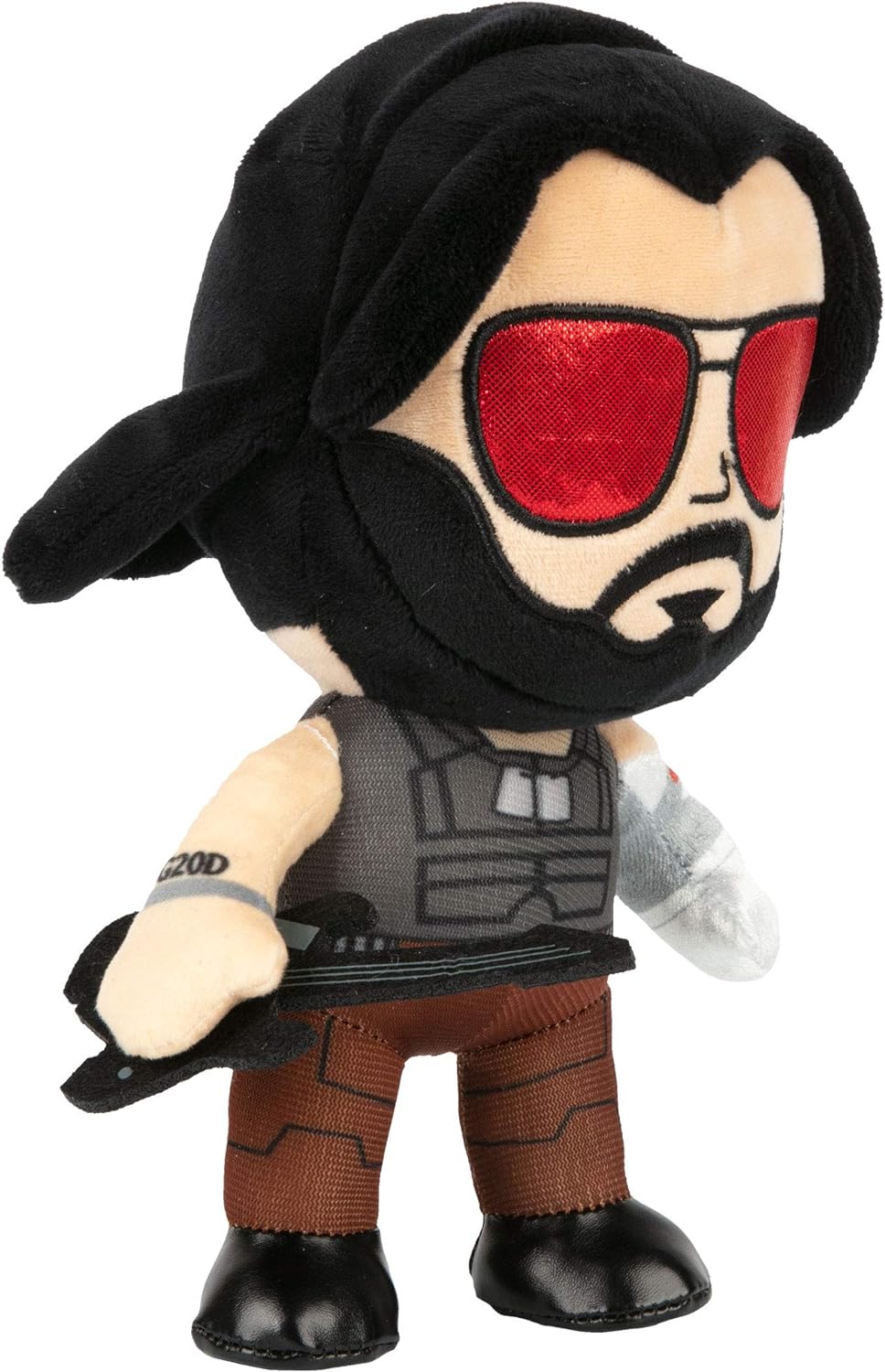 JINX Cyberpunk 2077 M8Z Johnny Silverhand Plush Stuffed Toy, Multi-Colored, 8.75″ Tall