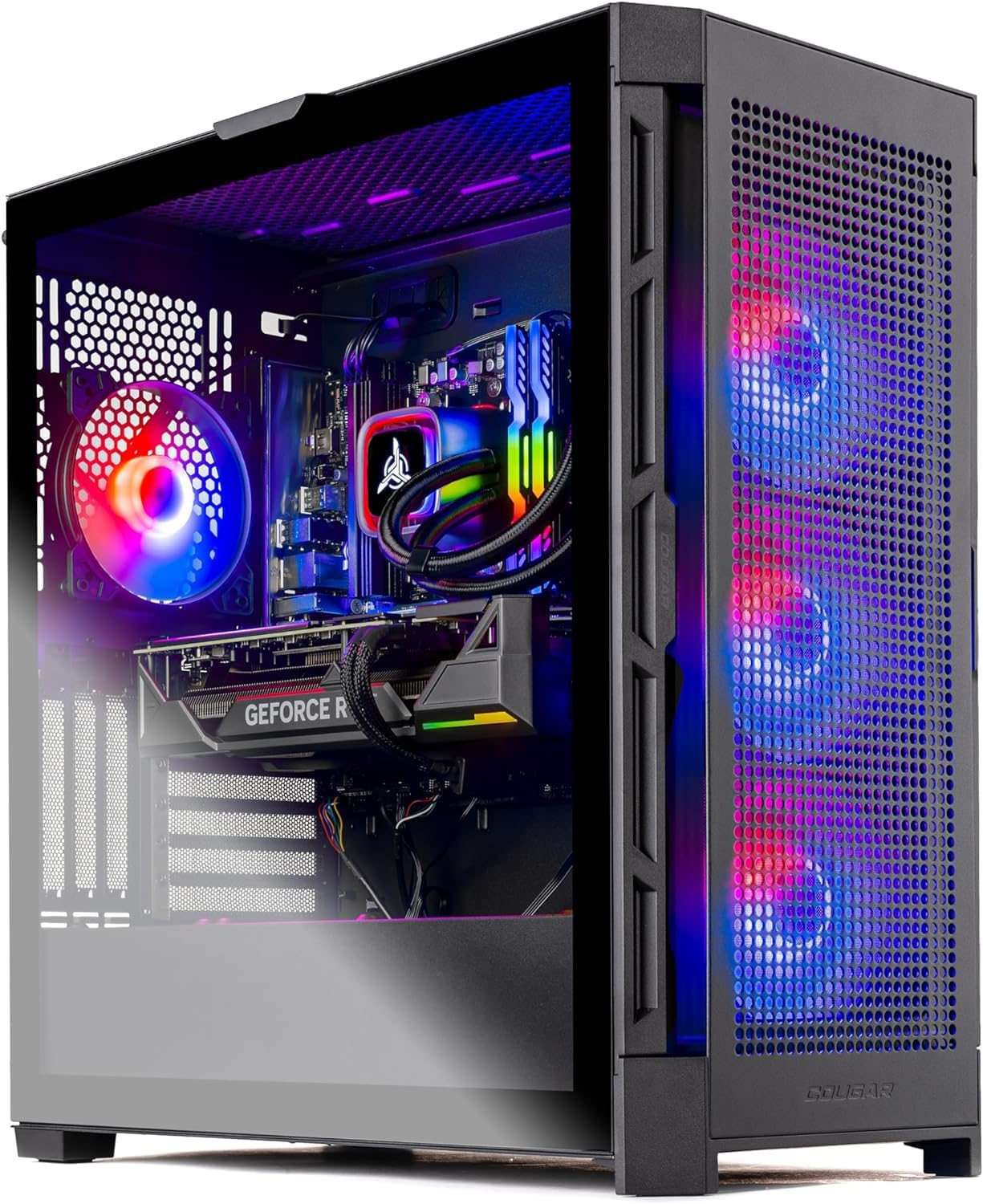 Skytech Blaze4 Gaming PC Desktop, Ryzen 7 7800X3D 4.2 GHz (5GHz Turbo Boost), NVIDIA RTX 4070 Super 12GB GDDR6X, 1TB SSD, 32GB DDR5 RAM 5600 RGB, 750W Gold PSU, 360mm ARGB AIO, Wi-Fi, Win 11 Home