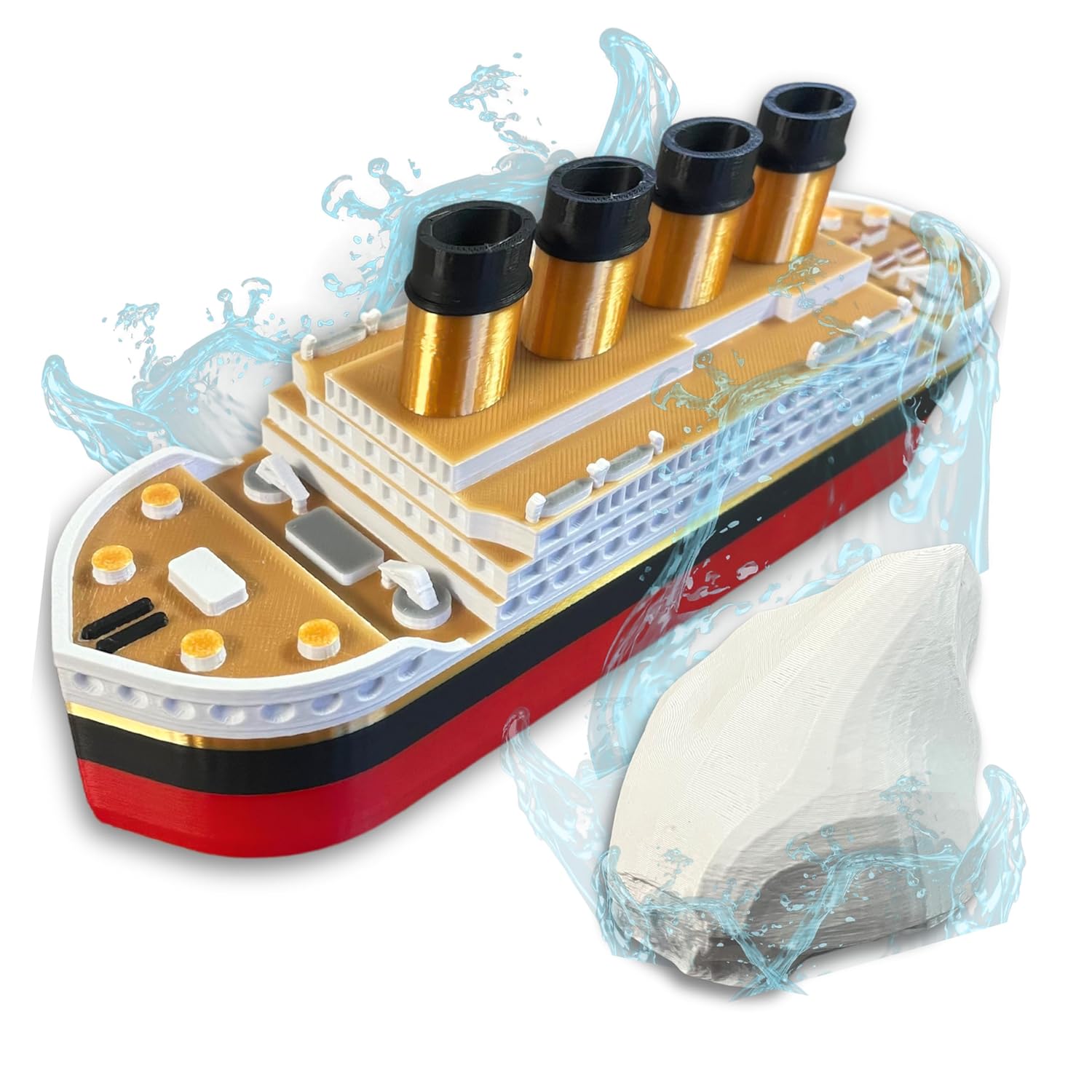 The Original FullColor Floating Titanic Bath Toy By TitanicToyCo, RMS Titanic Toys For Kids, Toy Titanic or Kids, Titanic Ship, Titanic Cake Topper, Titanic Figurine, Titanic Boat, Titanic Water Toy