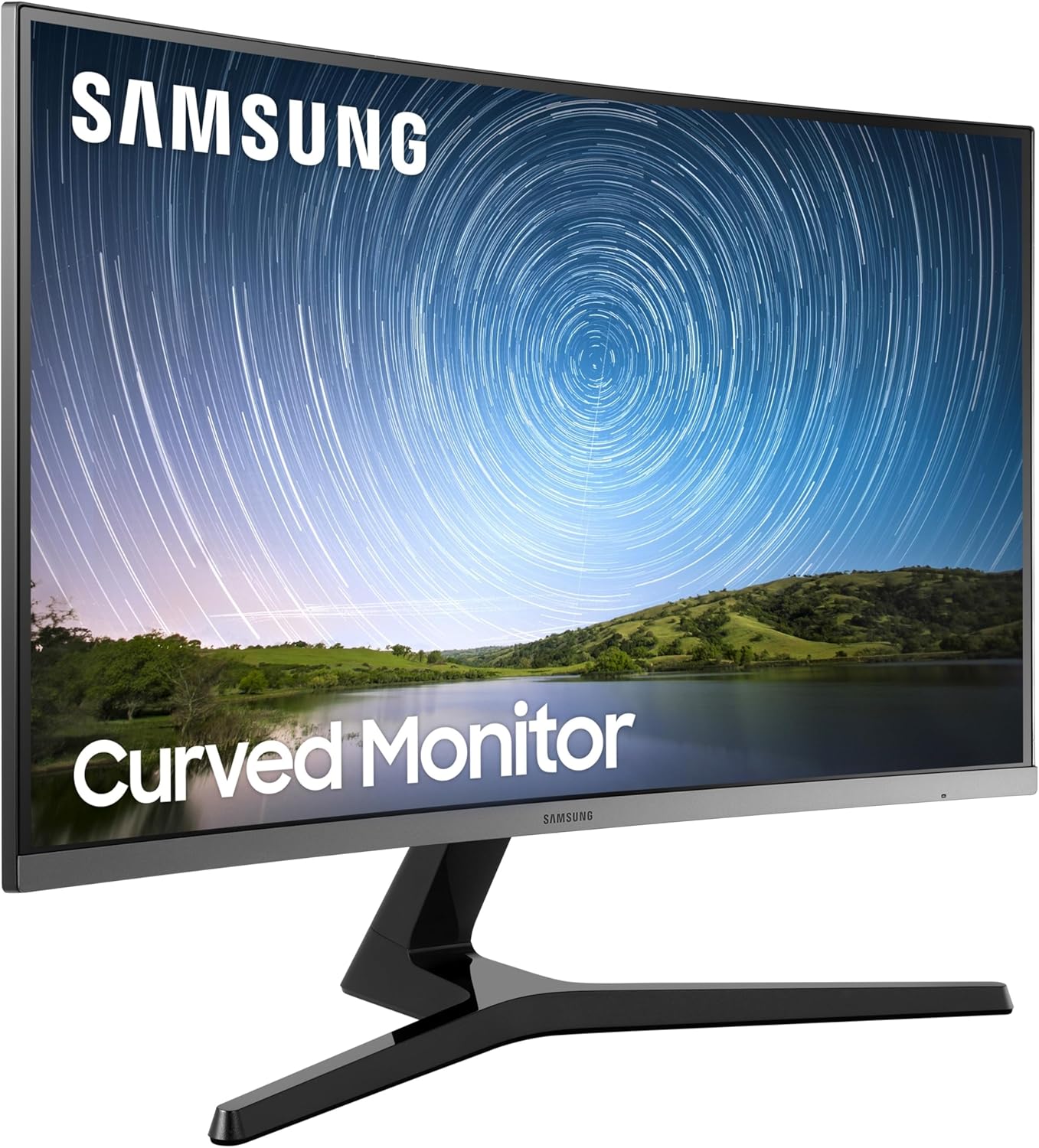 SAMSUNG 27-Inch CR50 Frameless Curved Gaming Monitor (LC27R500FHNXZA) – 60Hz Refresh, Computer Monitor, 1920 x 1080p Resolution, 4ms Response, FreeSync, HDMI,Black