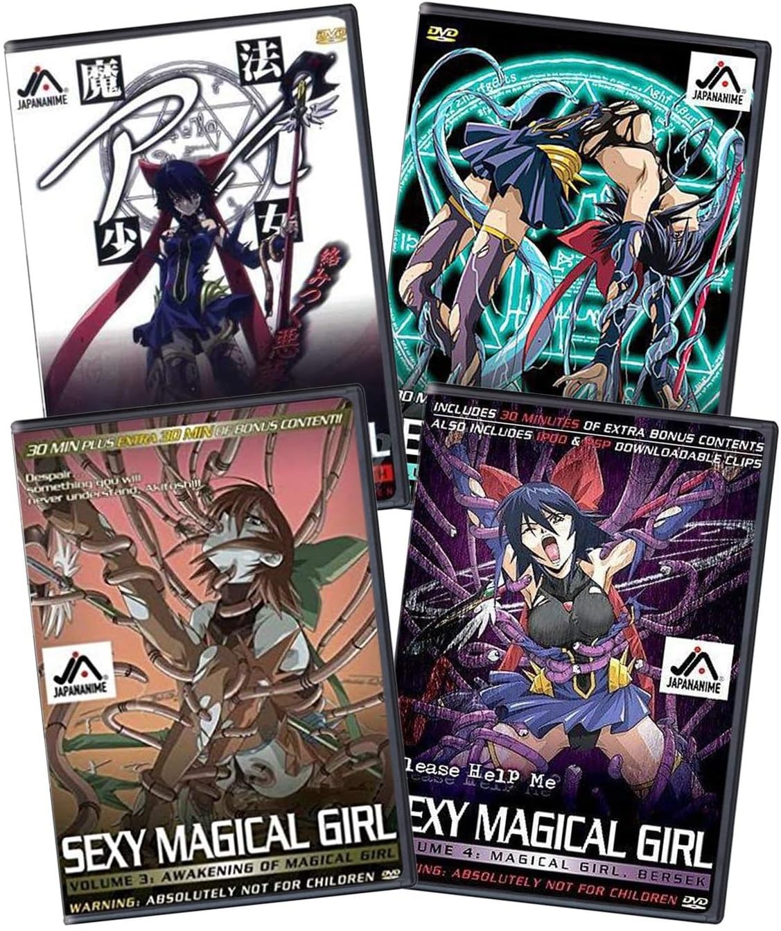 Sexy Magical Girl Complete OVA Vol 1-4 + Bonus Sexy Magical Girl AI (5-Pack) Japan Anime