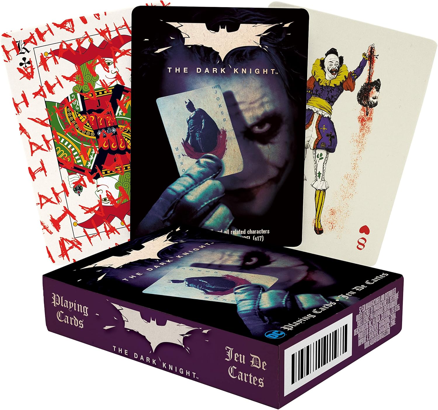 AQUARIUS DC Comics Joker Playing Cards – Dark Knight Joker Themed Deck of Cards for Your Favorite Card Games – Officially Licensed DC Comics Merchandise & Collectibles